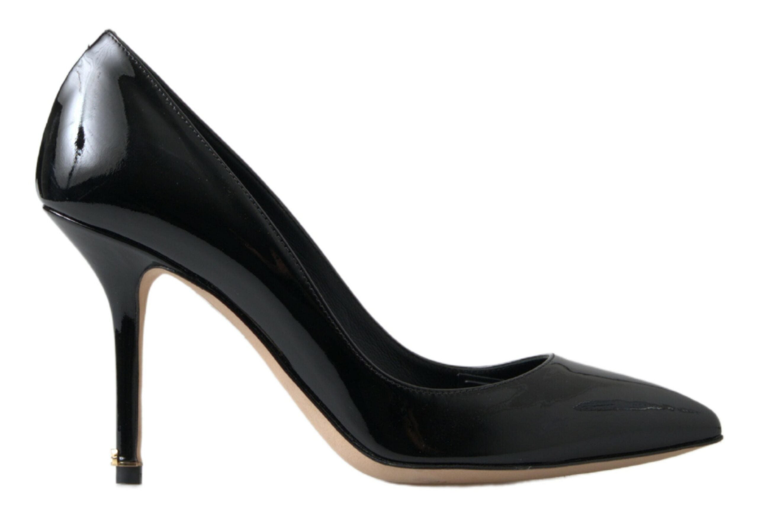 Zapatos de tacón alto Dolce & Gabbana de charol negro-1