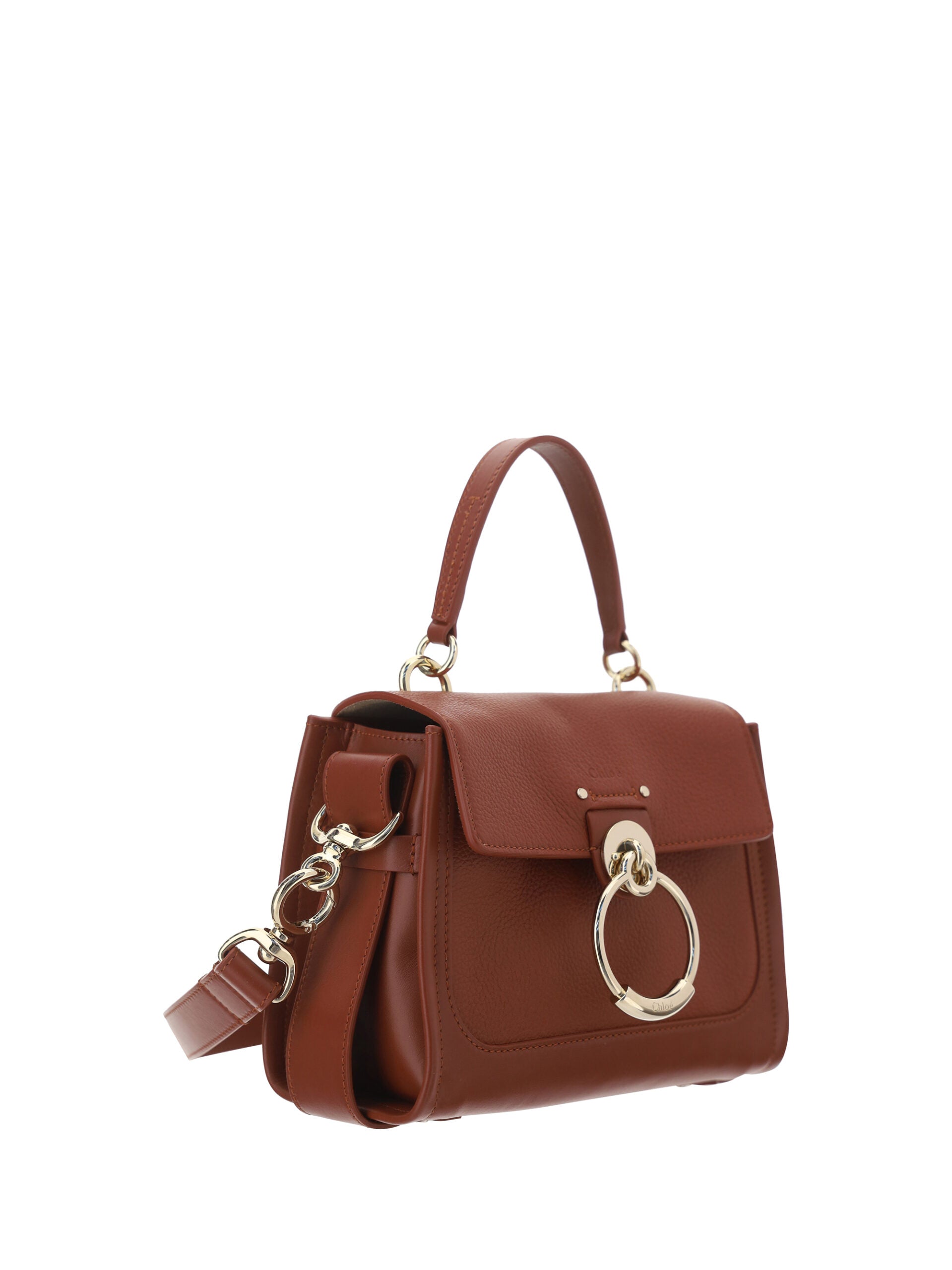 Chloé Elegant shoulder bag in brown calfskin with sepia tones-2