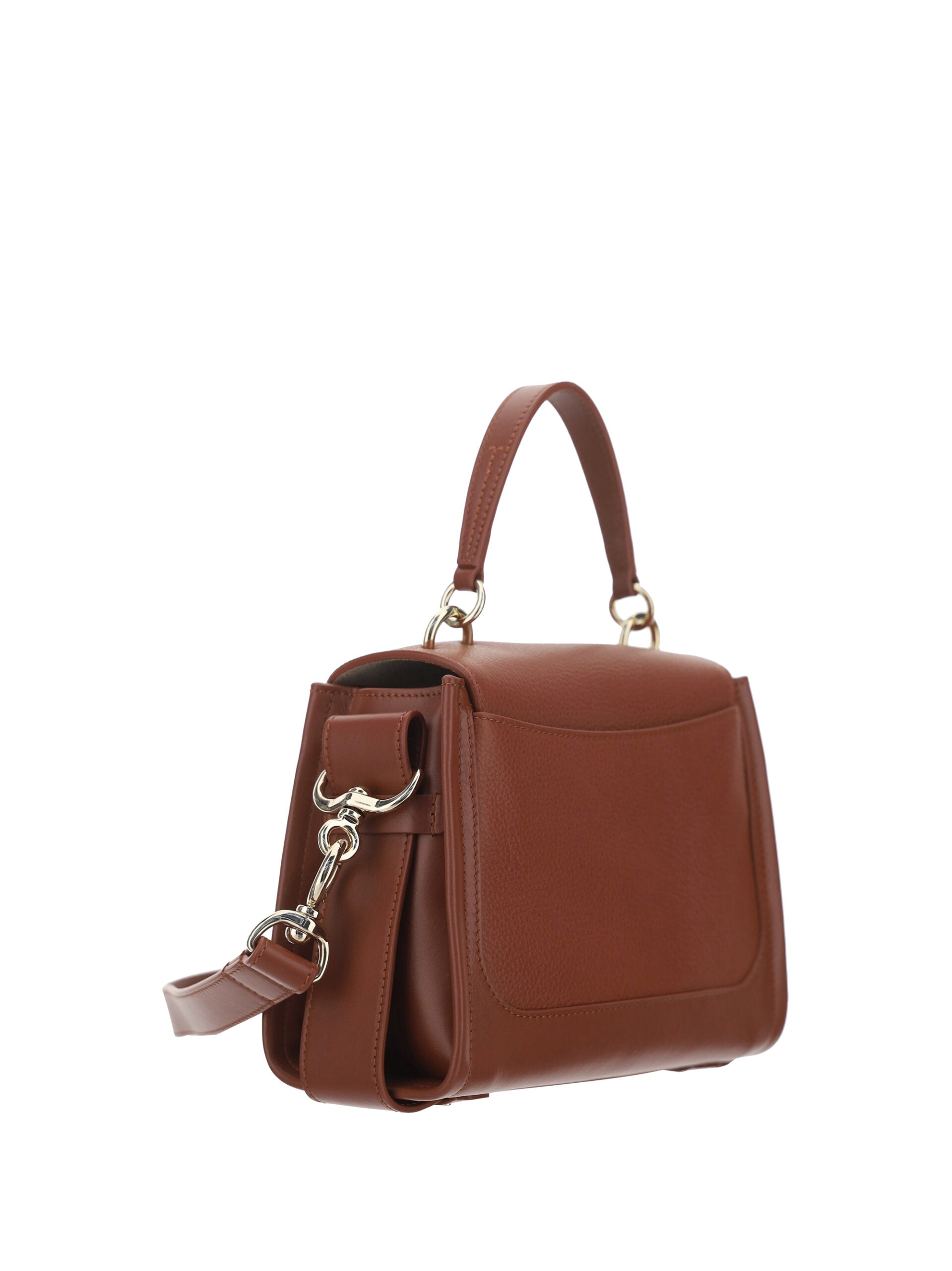 Chloé Elegant shoulder bag in brown calfskin with sepia tones-3