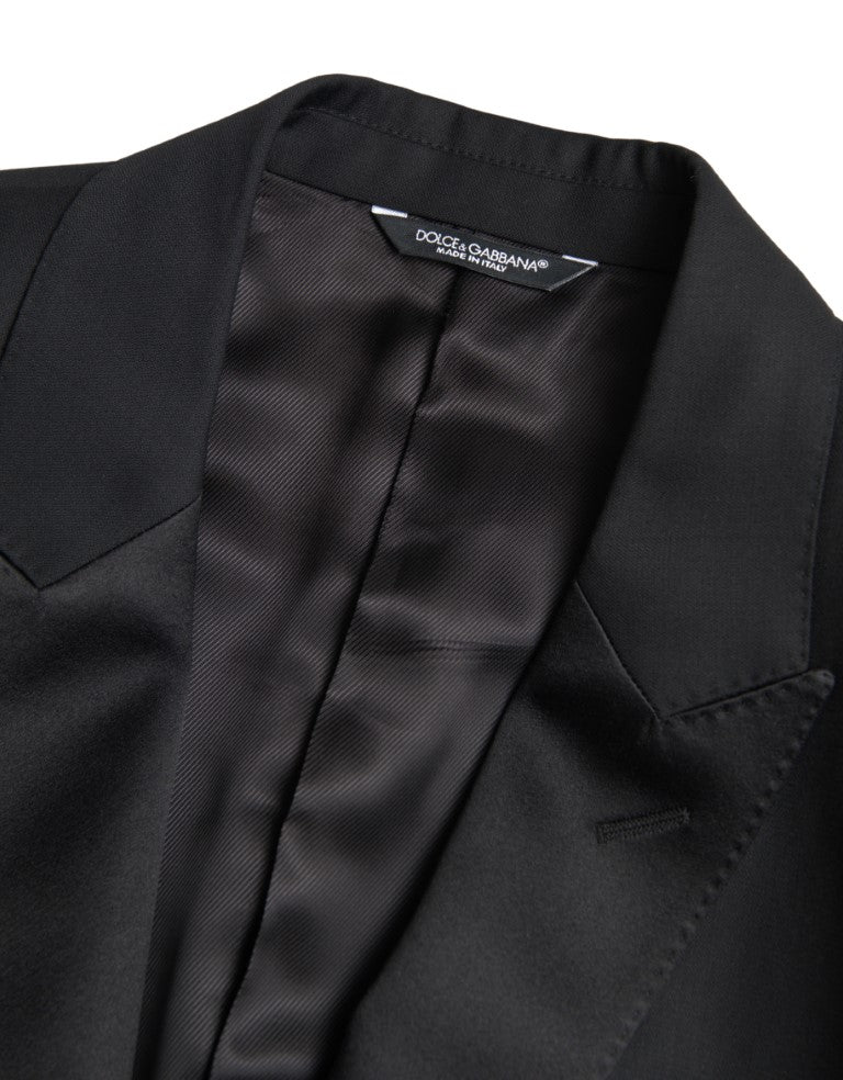 Dolce & Gabbana Black single-breasted MARTINI wool blazer-5