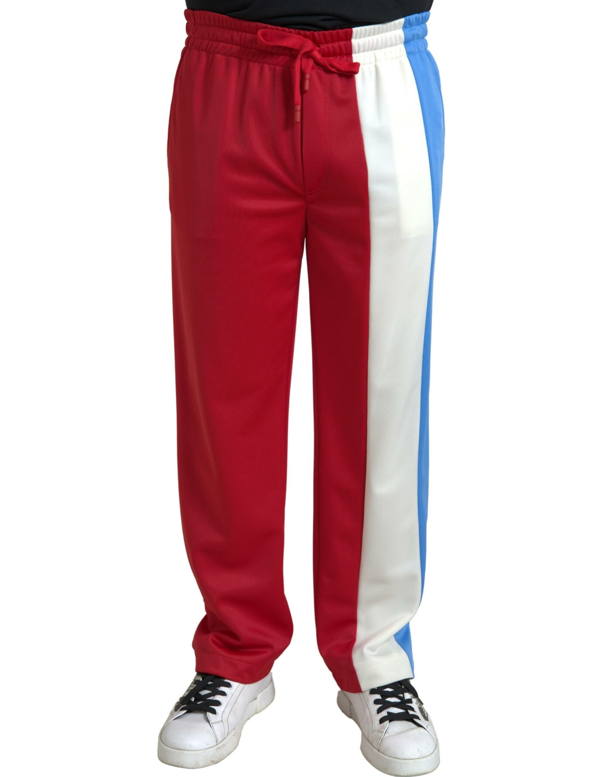 Dolce & Gabbana Multicolor Polyester Herren Sweatpants Hosen-1