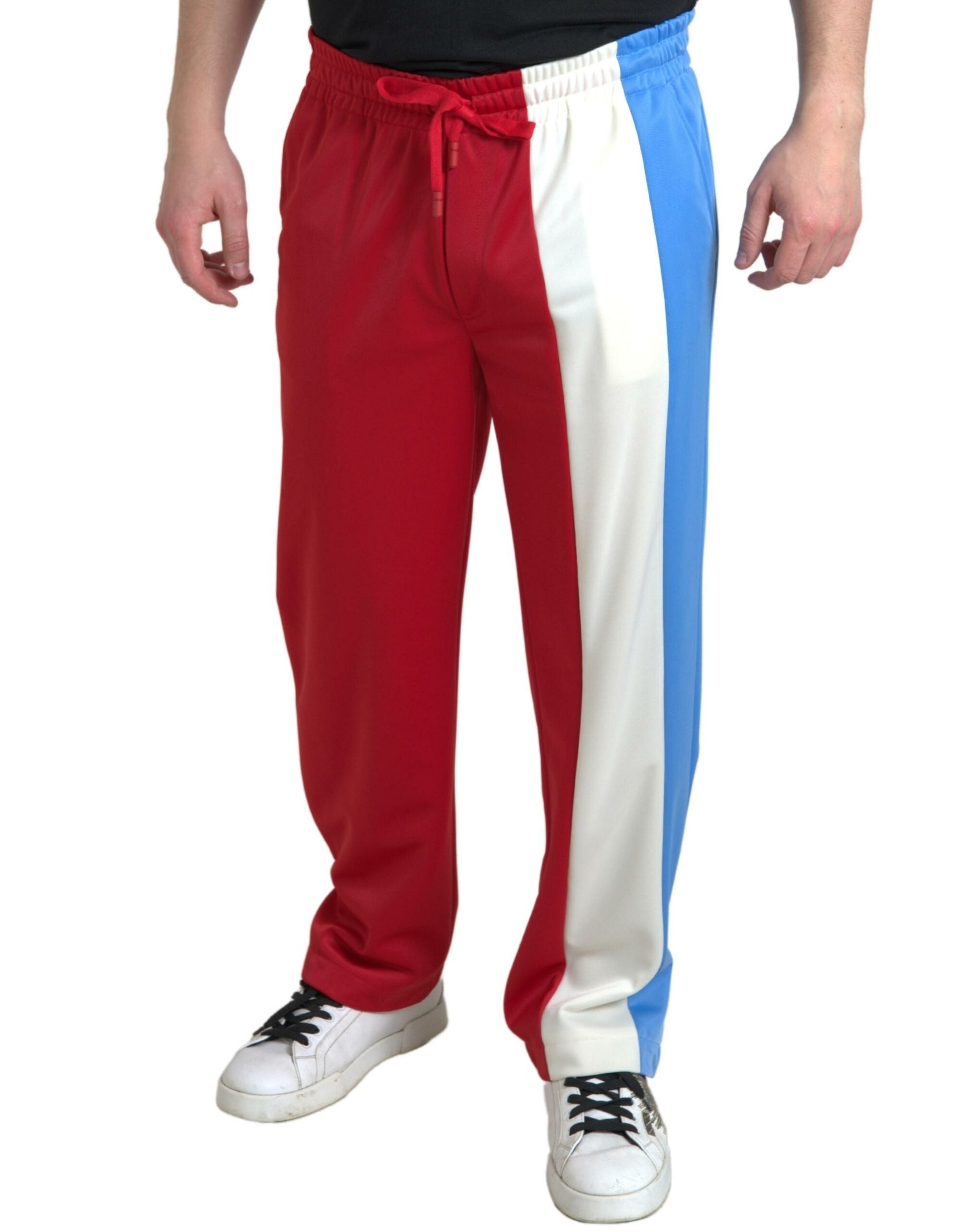 Dolce & Gabbana Multicolor Polyester Herren Sweatpants Hosen-3