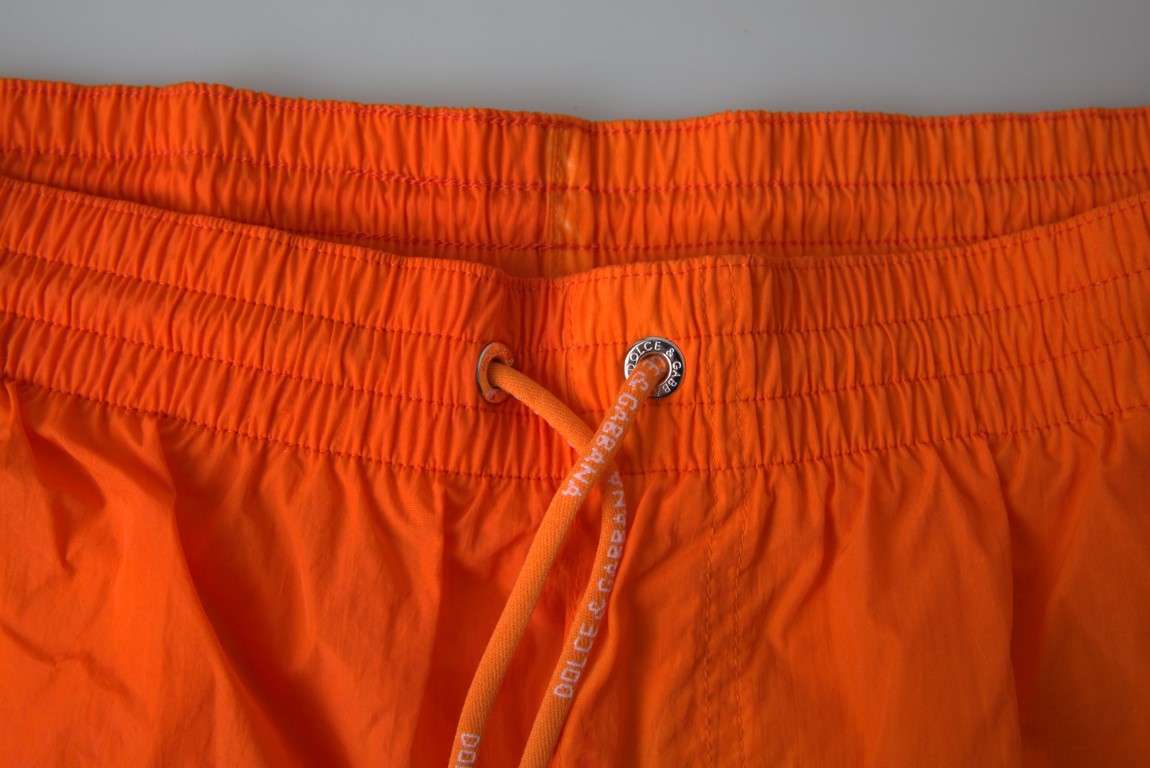 Dolce & Gabbana Orange Blue Gradient Beachwear Swim Trunks Shorts-5