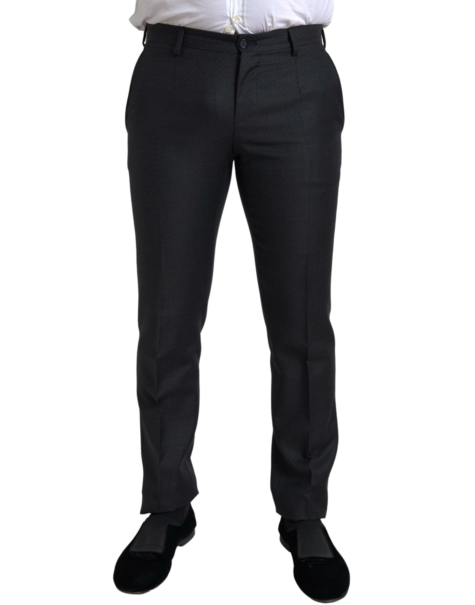 Dolce & Gabbana Black 3-piece single-breasted MARTINI suit-7