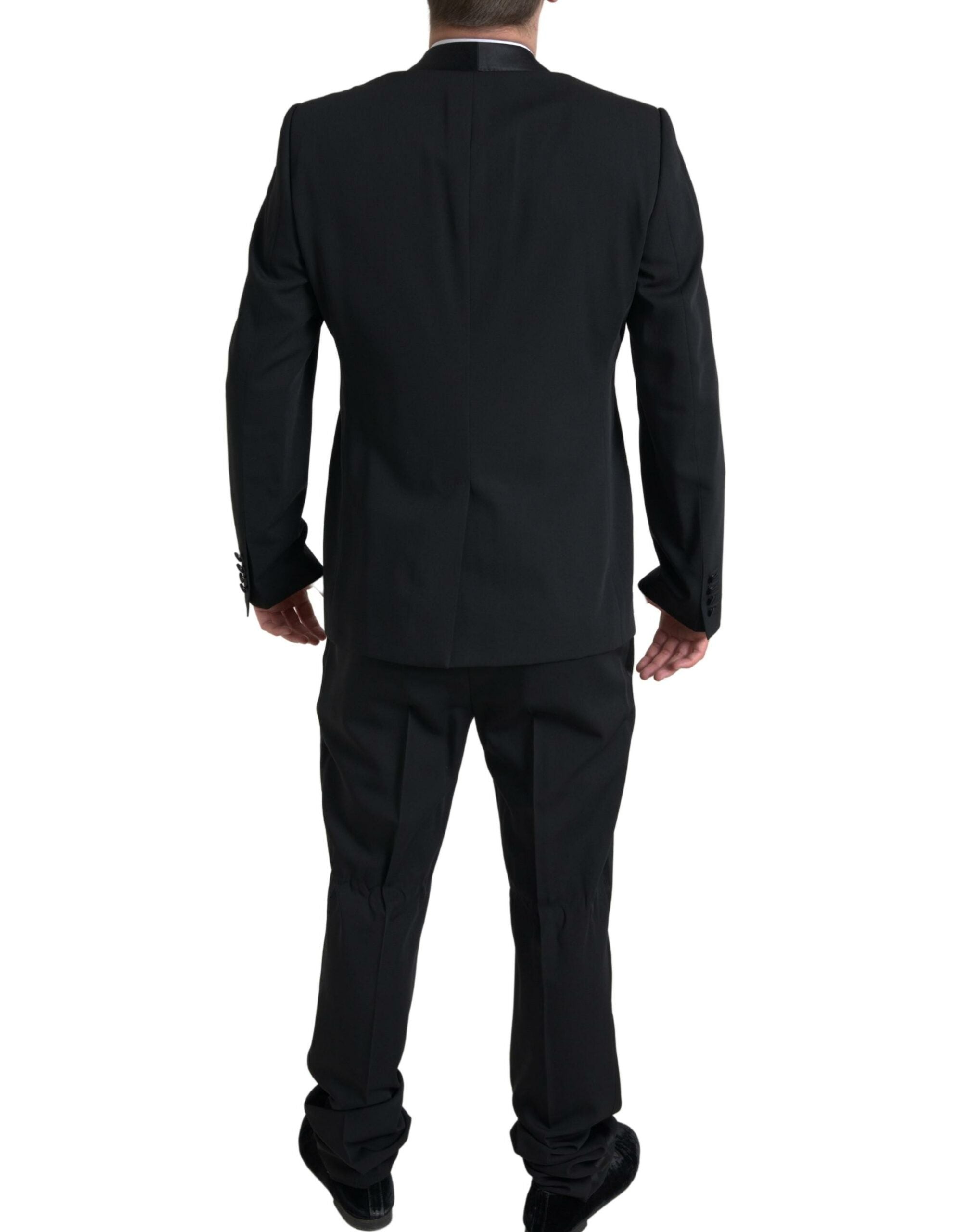Dolce & Gabbana Schwarzer 2-teiliger einreihiger MARTINI Anzug-3