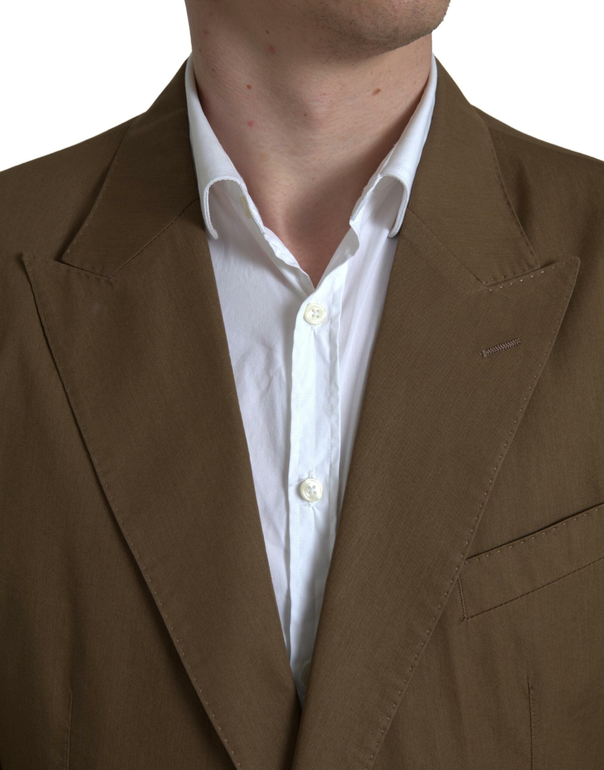 Dolce & Gabbana Brauner 2-teiliger einreihiger TAORMINA-Anzug-2