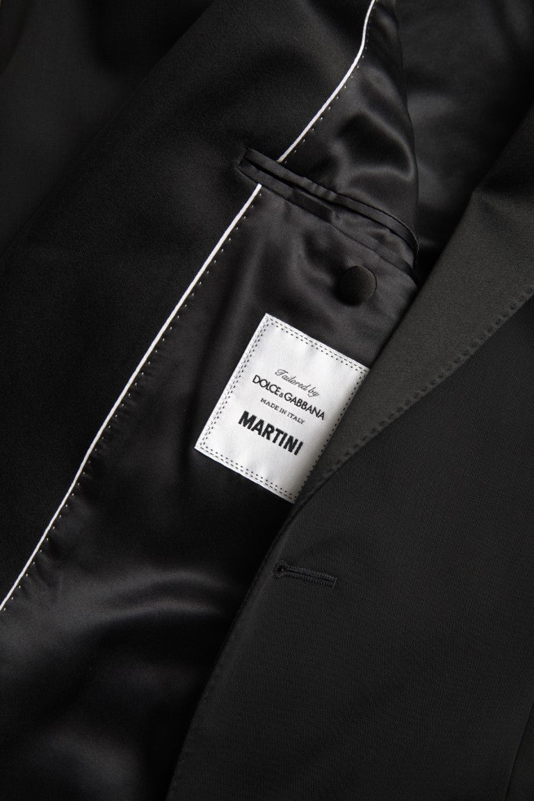 Dolce & Gabbana Black single-breasted MARTINI wool blazer-5