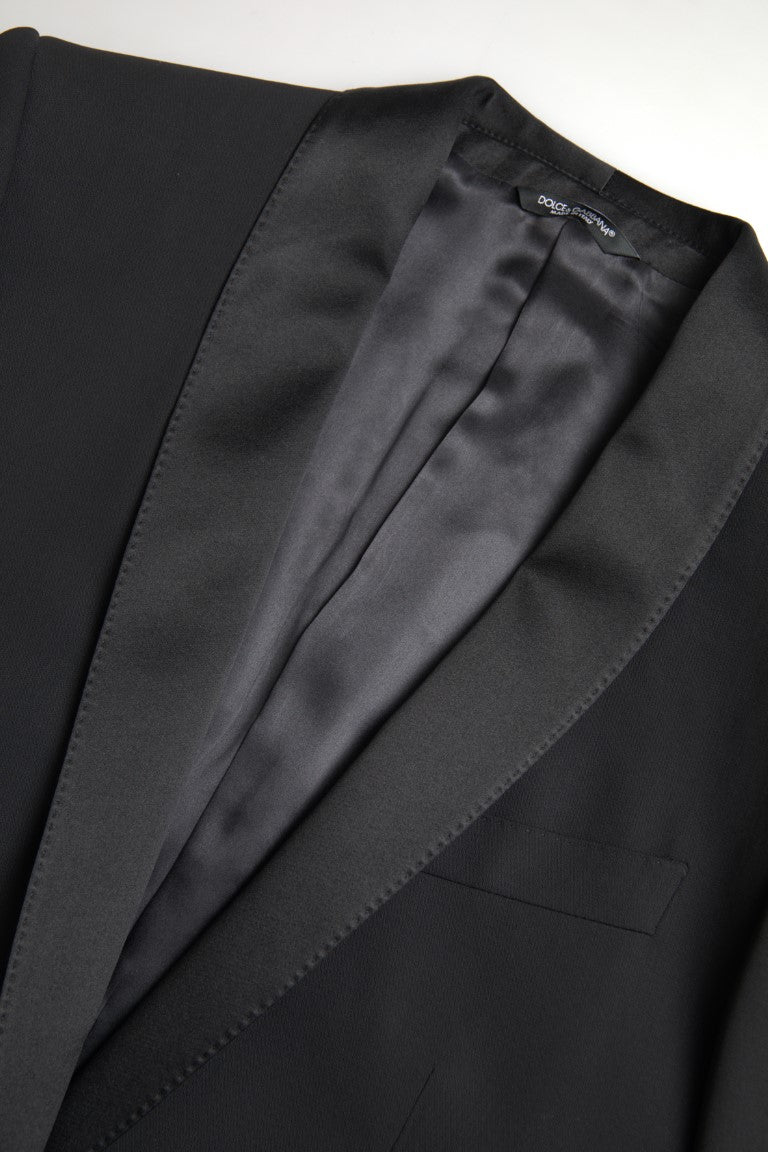 Dolce & Gabbana Black single-breasted MARTINI wool blazer-7