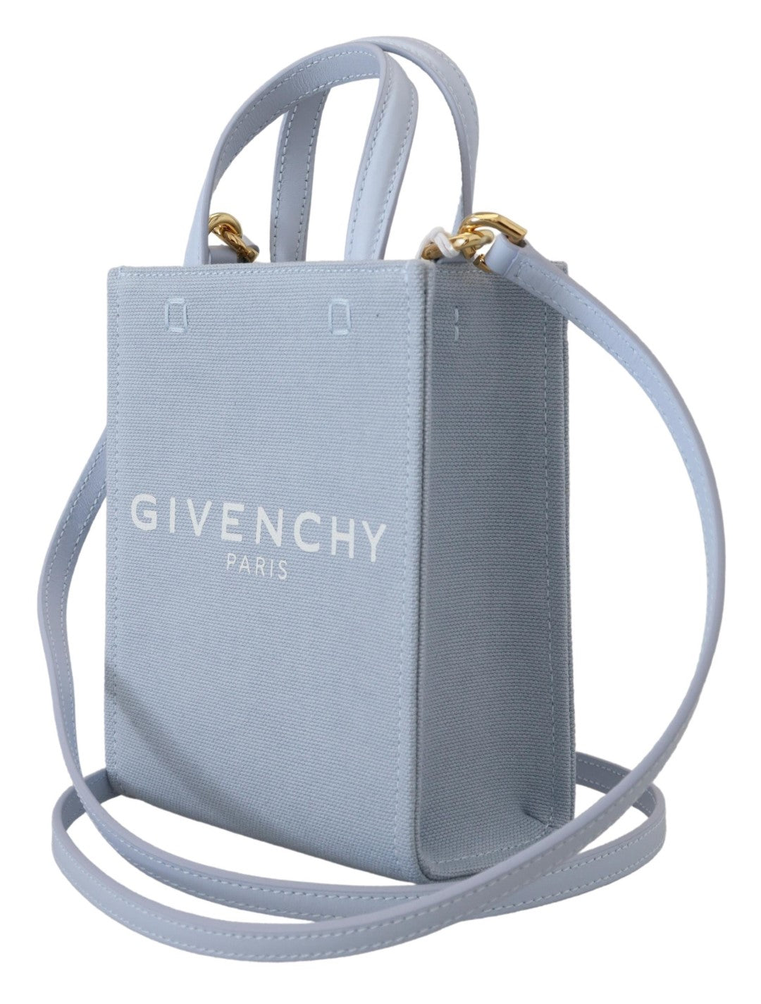 Givenchy Vertical Cloud Mini Crossbody Bag in Blue Coated Canvas-2