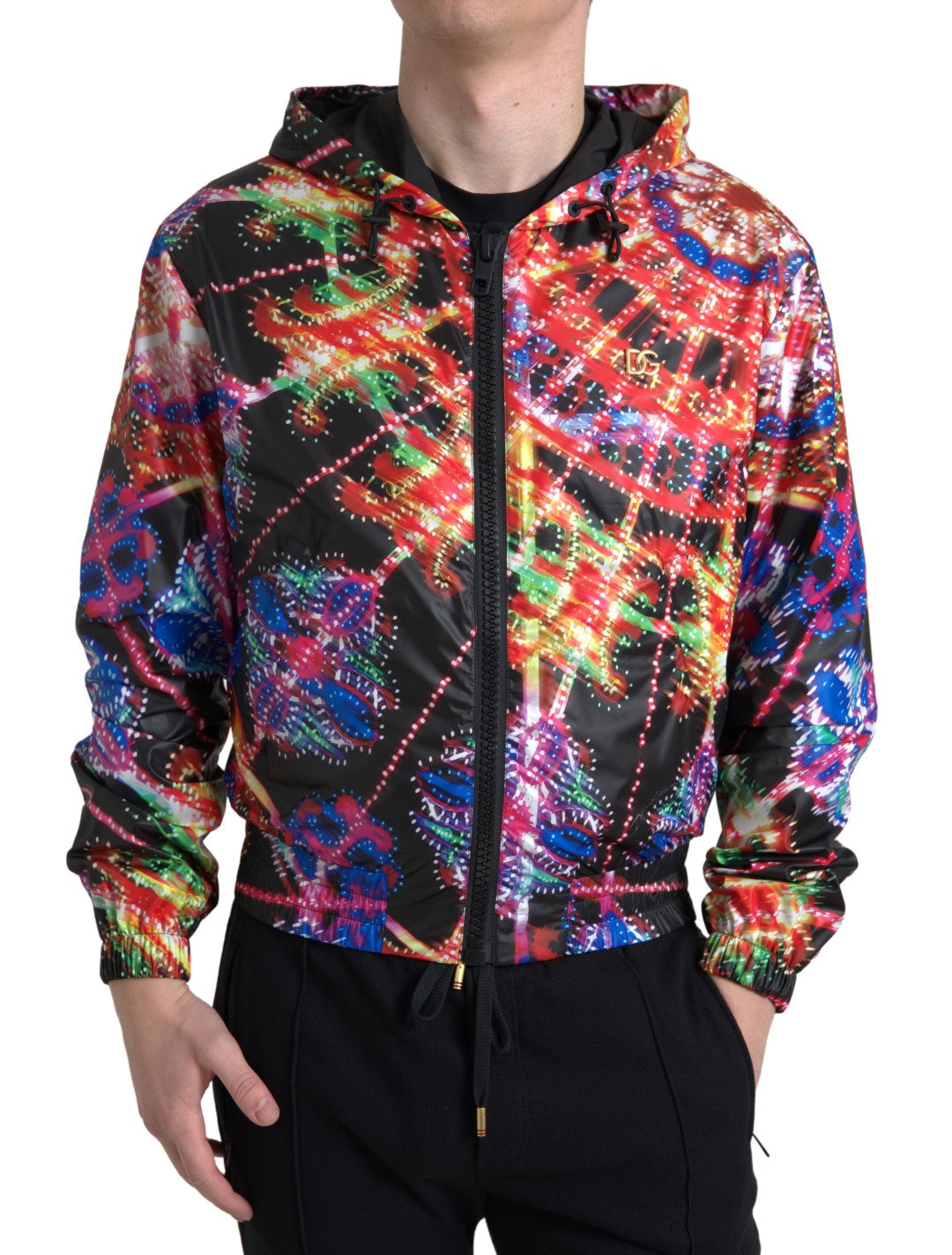Dolce & Gabbana Multicolor Sweatshirt mit Kapuze Pullover-1