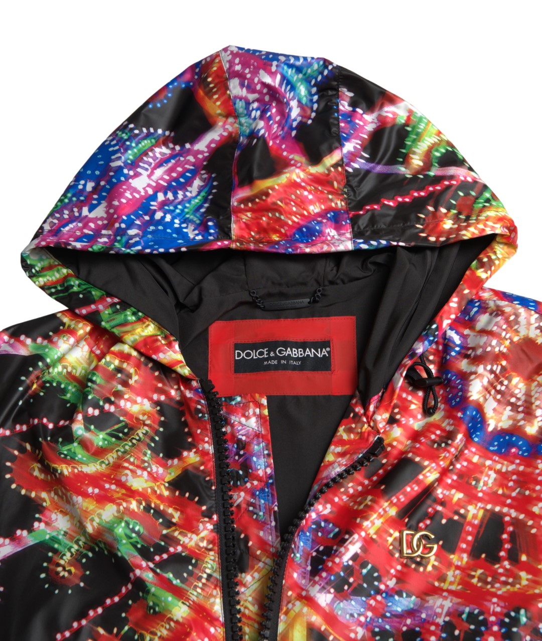 Dolce & Gabbana Multicolor Sweatshirt mit Kapuze Pullover-3