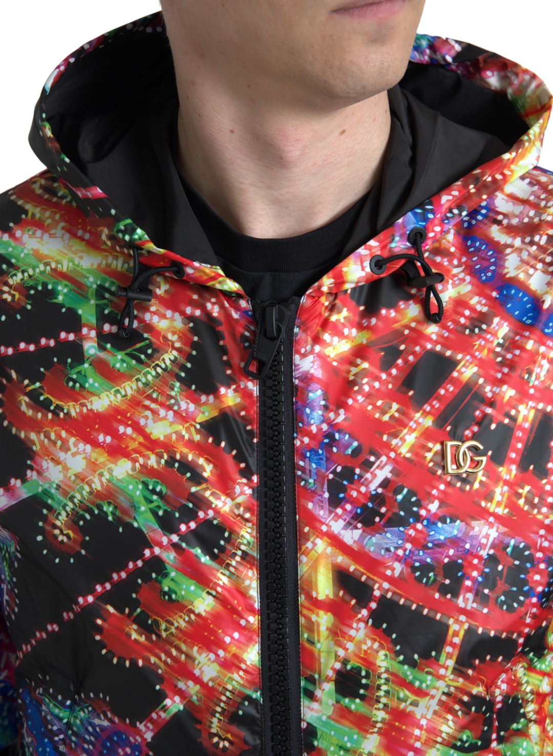 Dolce & Gabbana Multicolor Sweatshirt mit Kapuze Pullover-4