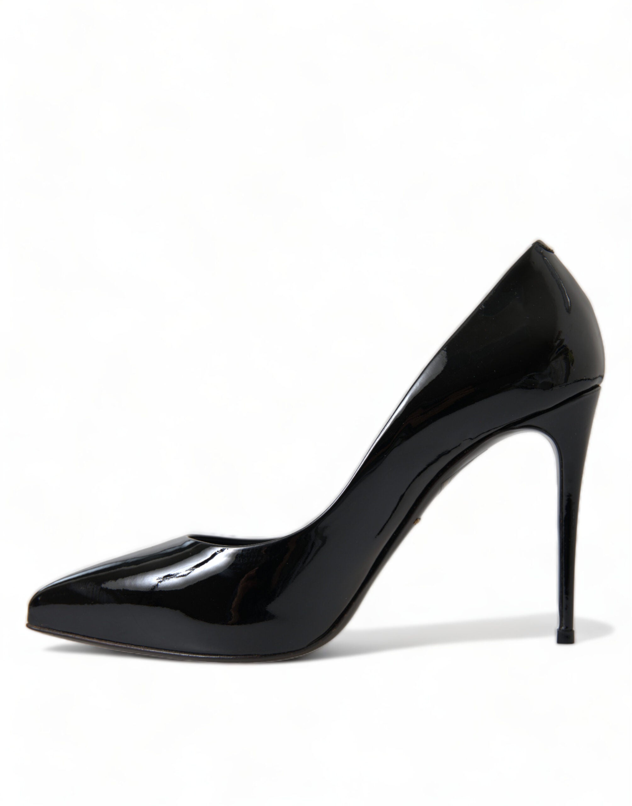 Dolce & Gabbana Schwarz Lackleder Pumps Heels Schuhe-6