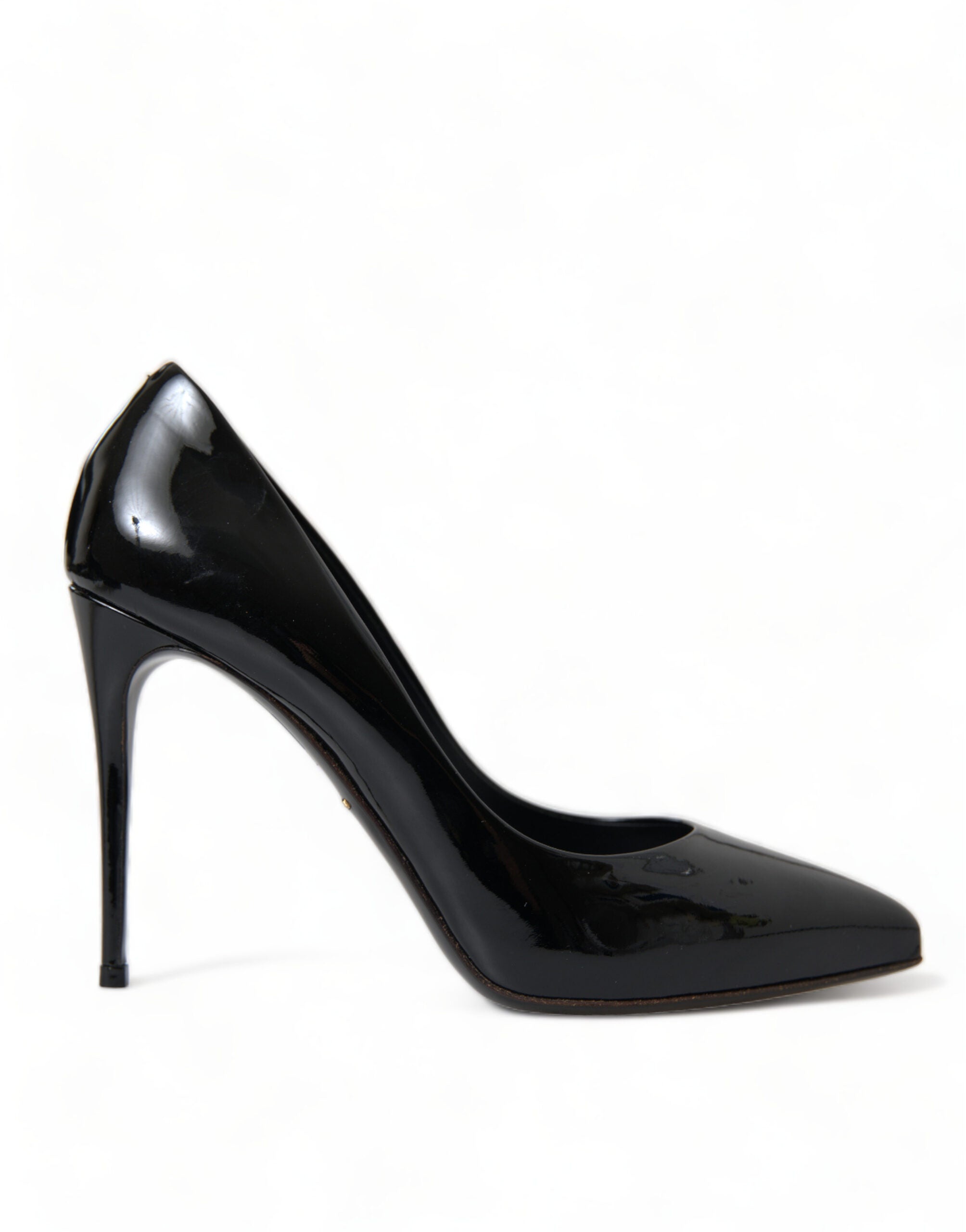 Dolce & Gabbana Schwarz Lackleder Pumps Heels Schuhe-7