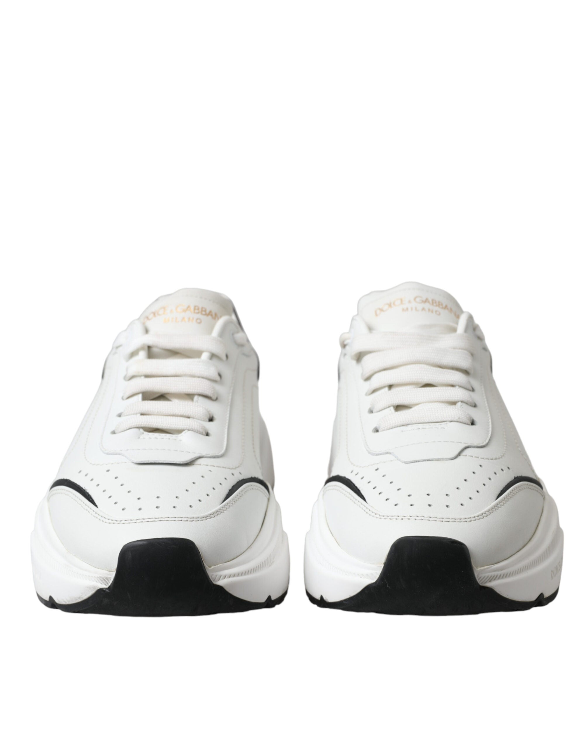 Dolce & Gabbana Weiß Schwarz Low Top Daymaster Turnschuhe Schuhe-2