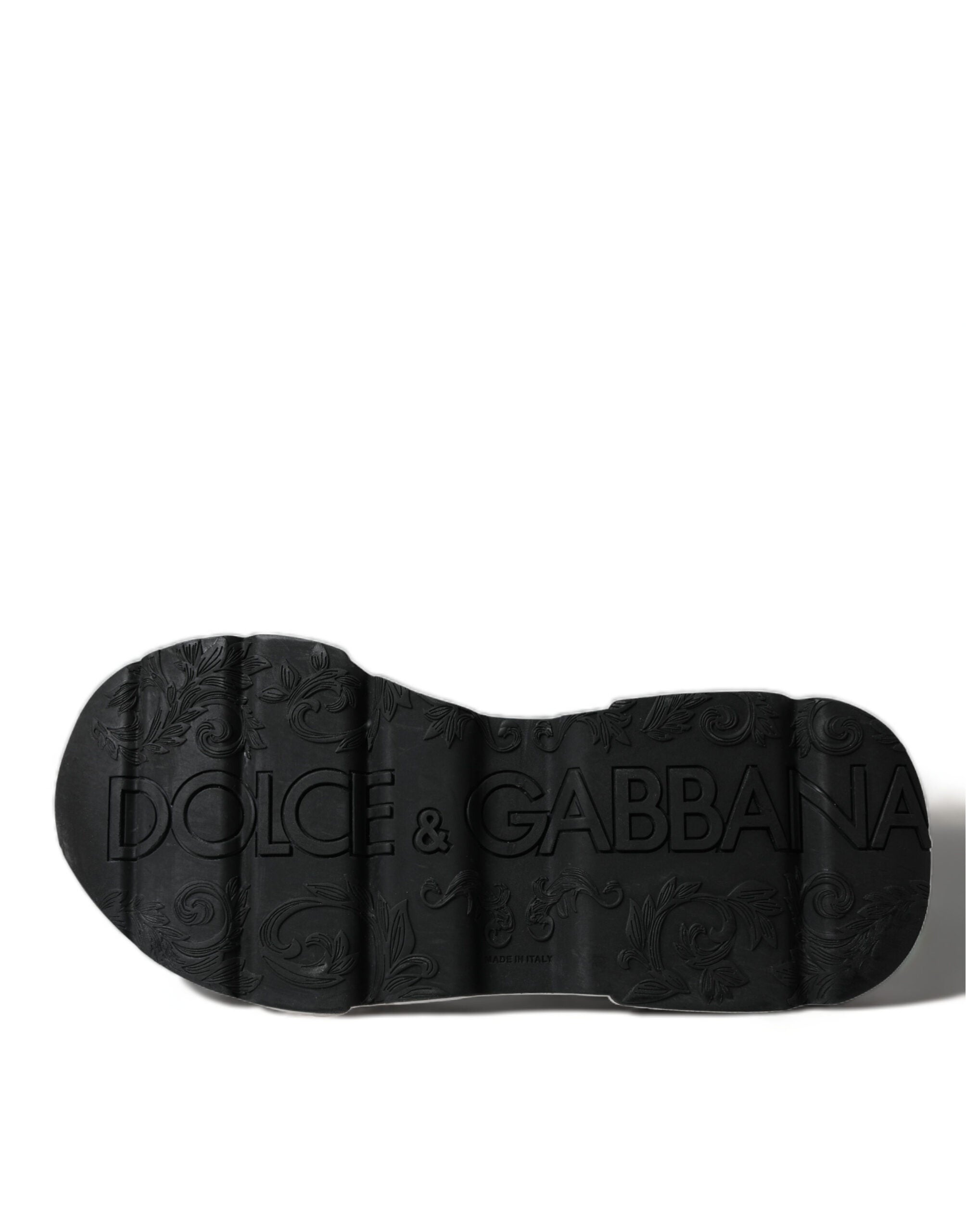 Dolce & Gabbana Weiß Schwarz Low Top Daymaster Turnschuhe Schuhe-6