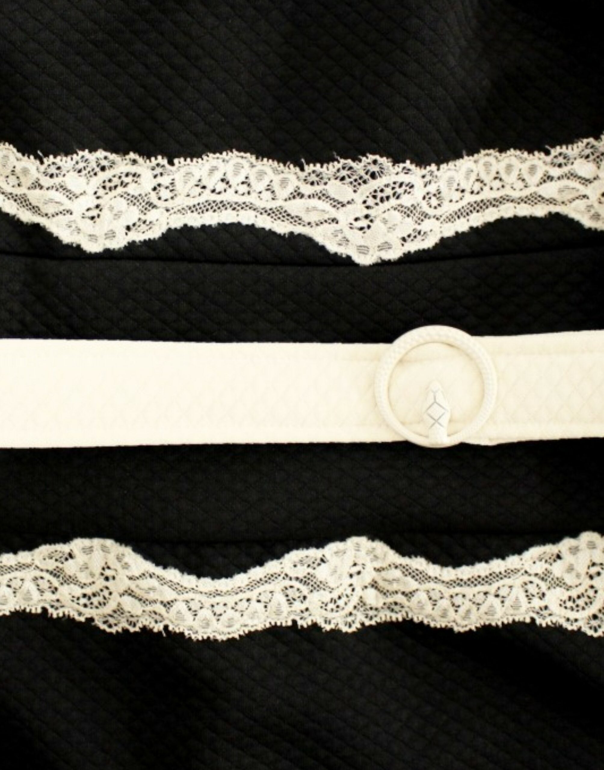 Cavalli Schwarzes Spitzen-Etuikleid-5