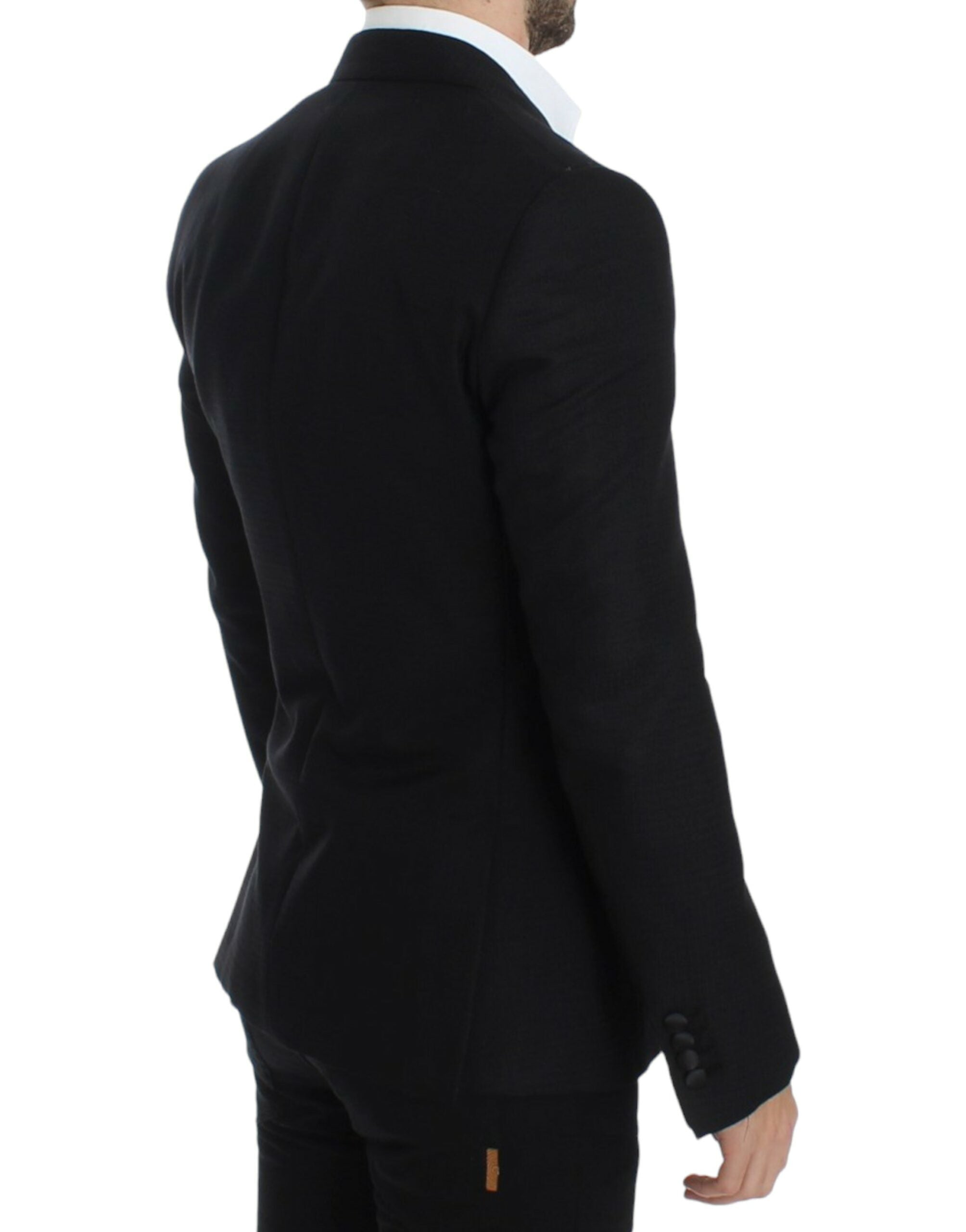 Dolce & Gabbana SICILIA blazer in black wool silk-4