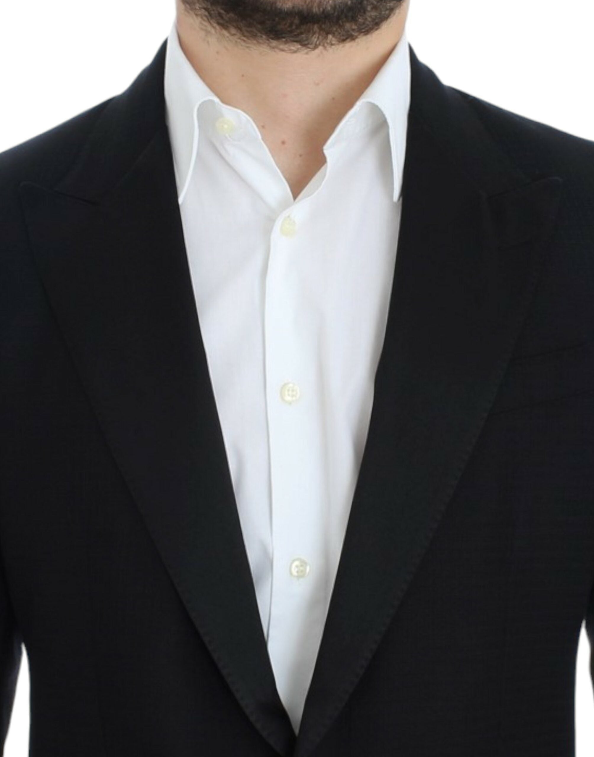 Dolce & Gabbana SICILIA blazer in black wool silk-5