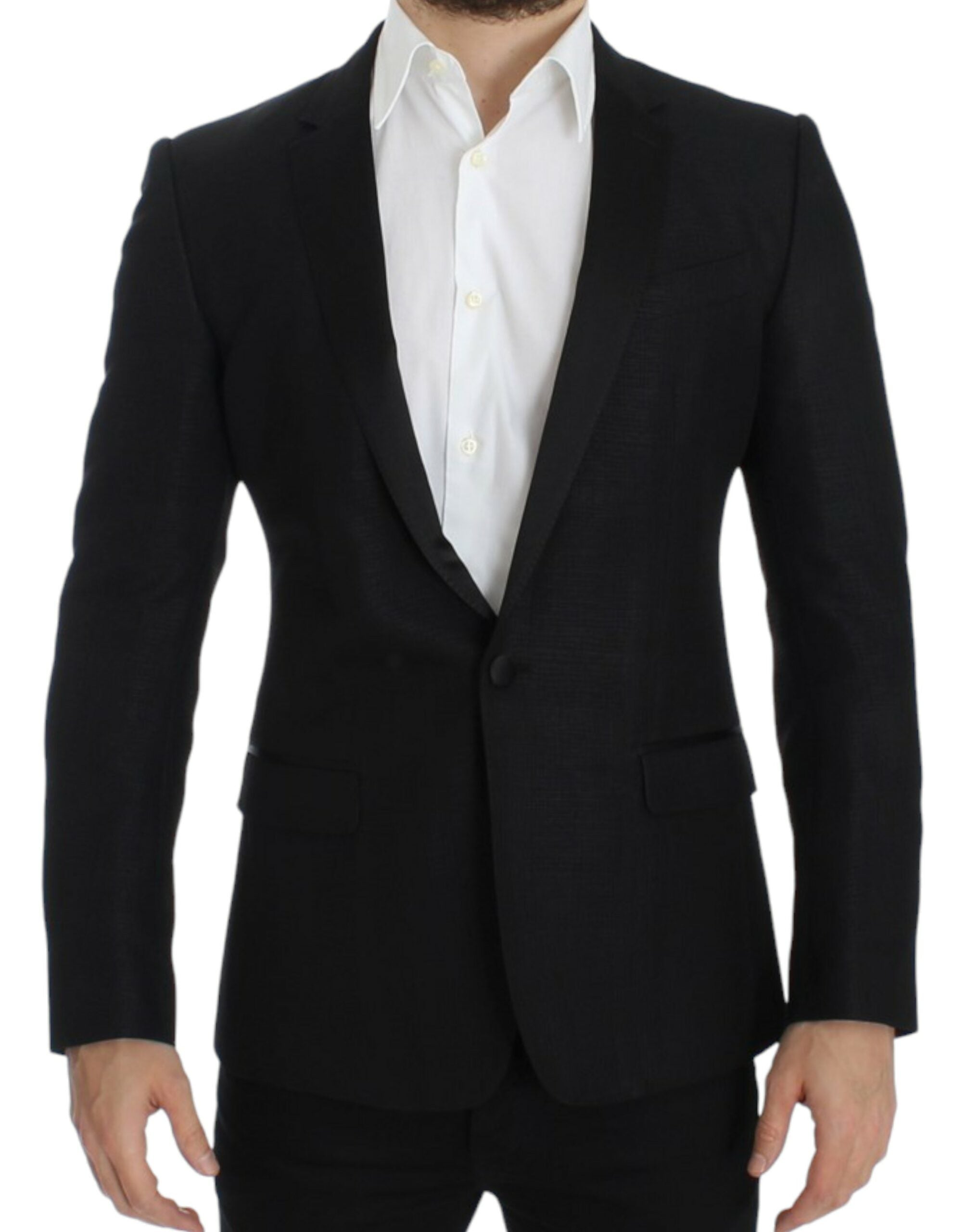 Dolce & Gabbana slim black wool blazer by MARTINI