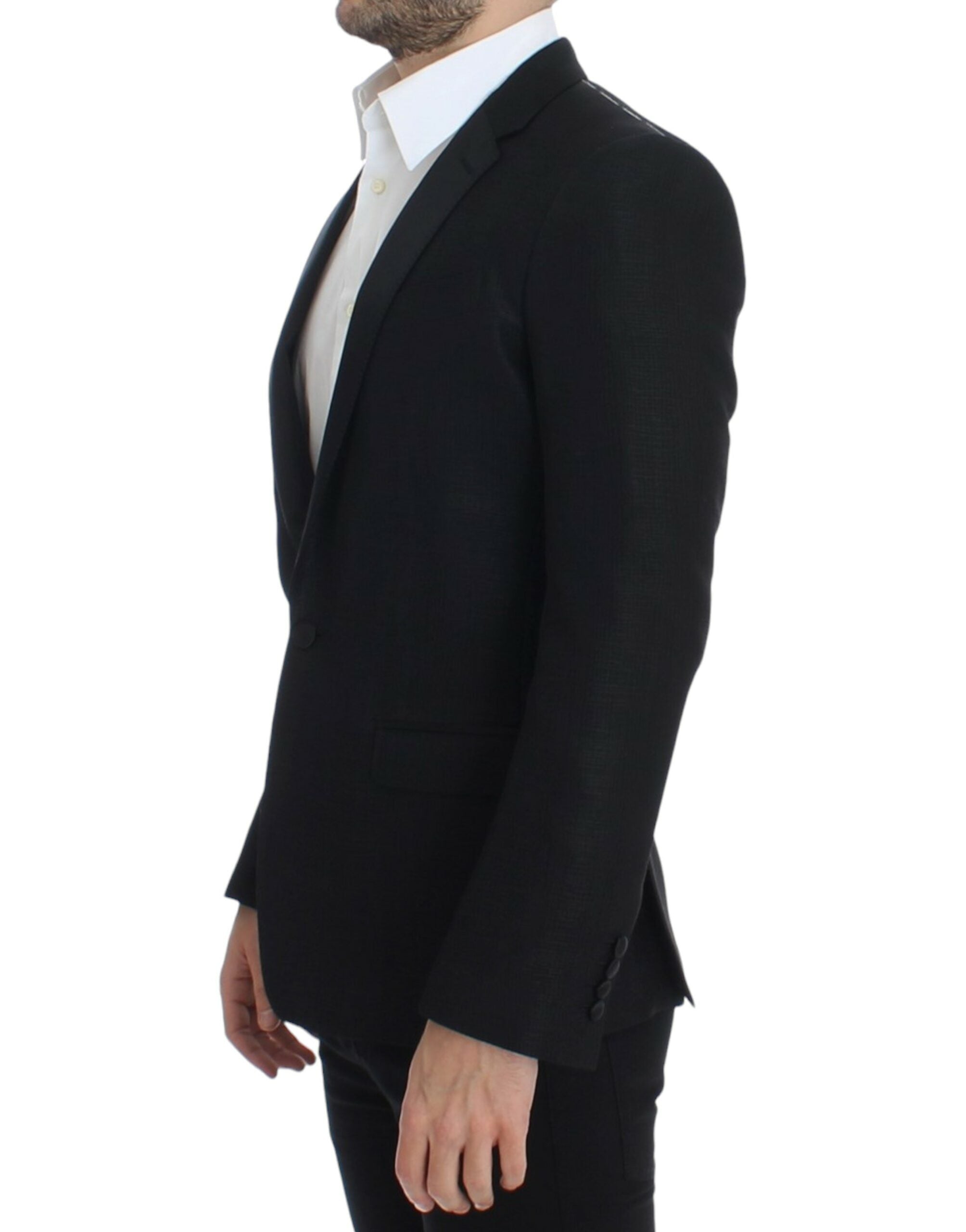 Dolce & Gabbana slim black wool blazer by MARTINI-2