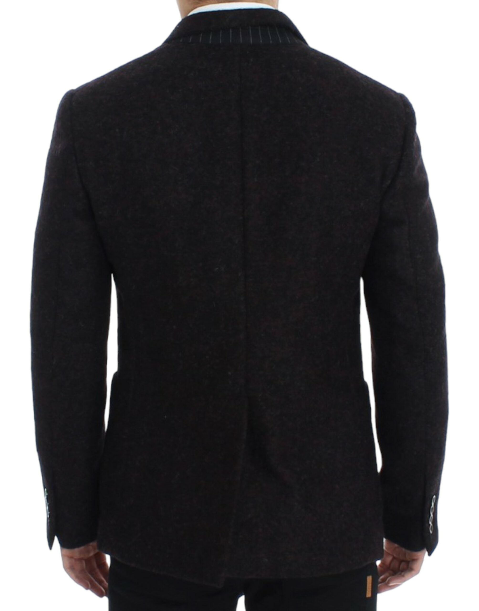 Dolce & Gabbana Bordeaux Alpaga Blazer with two buttons-3