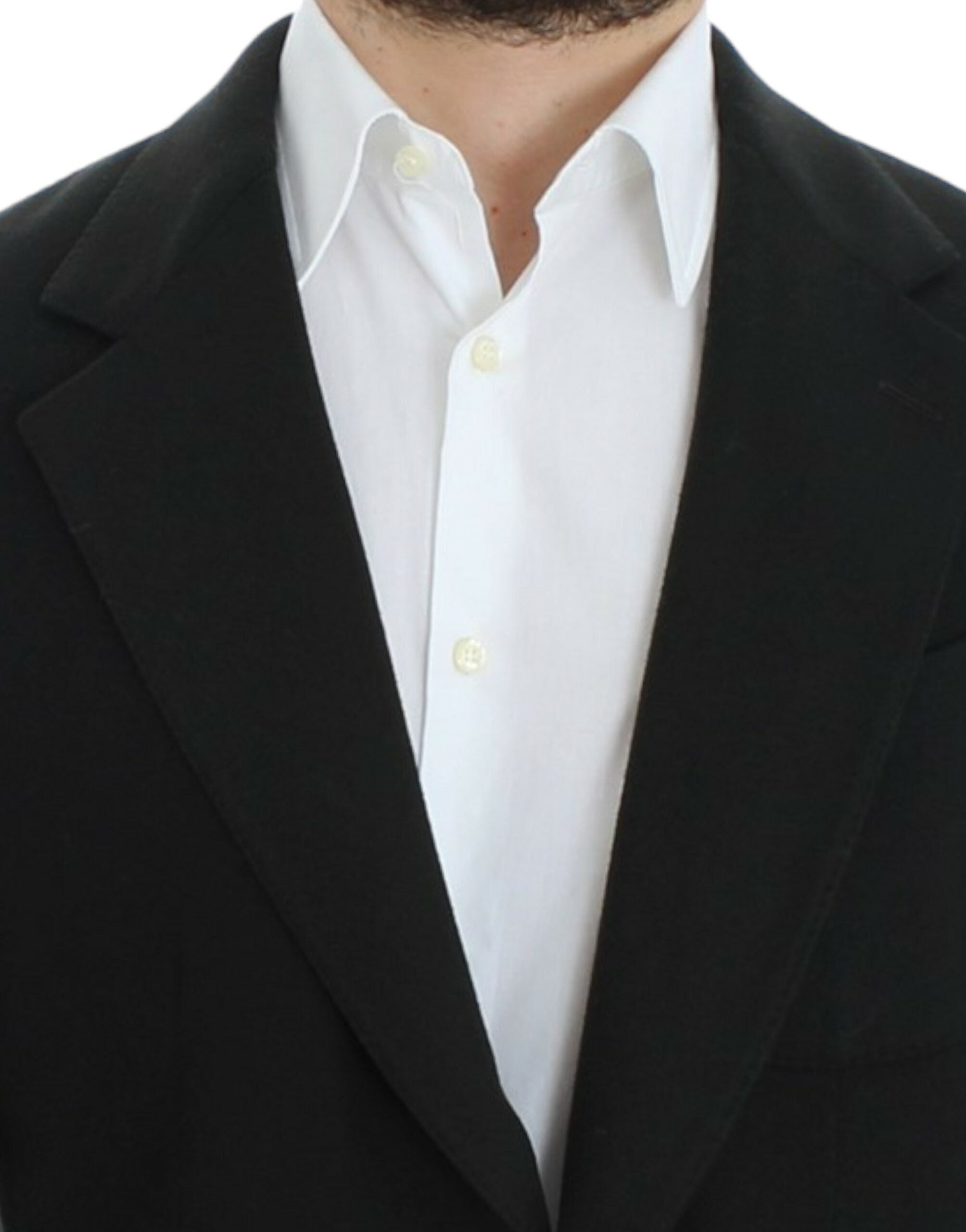 Dolce & Gabbana Green Cashmere Blazer with Two Buttons-5