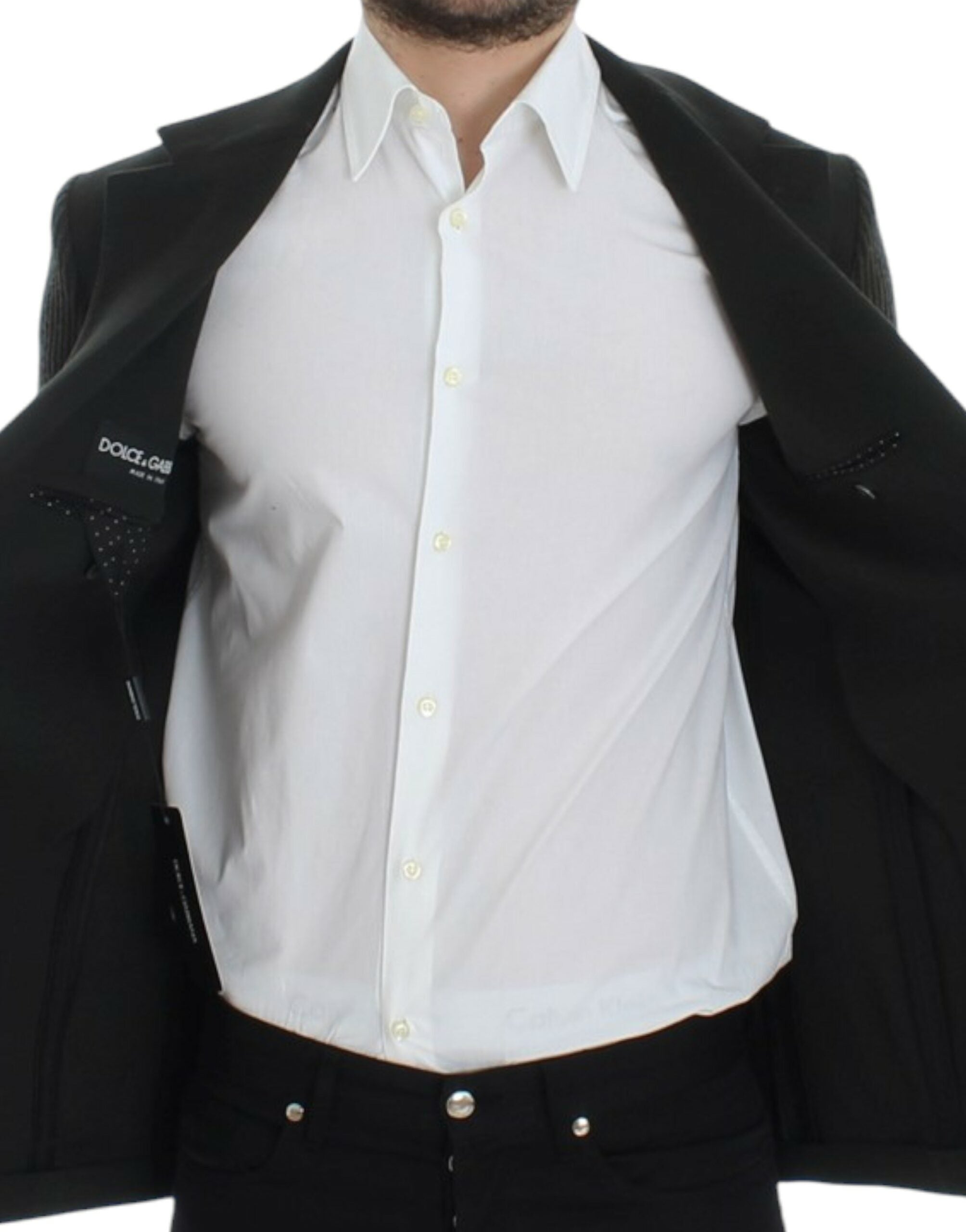 Dolce & Gabbana Green Cashmere Blazer with Two Buttons-7