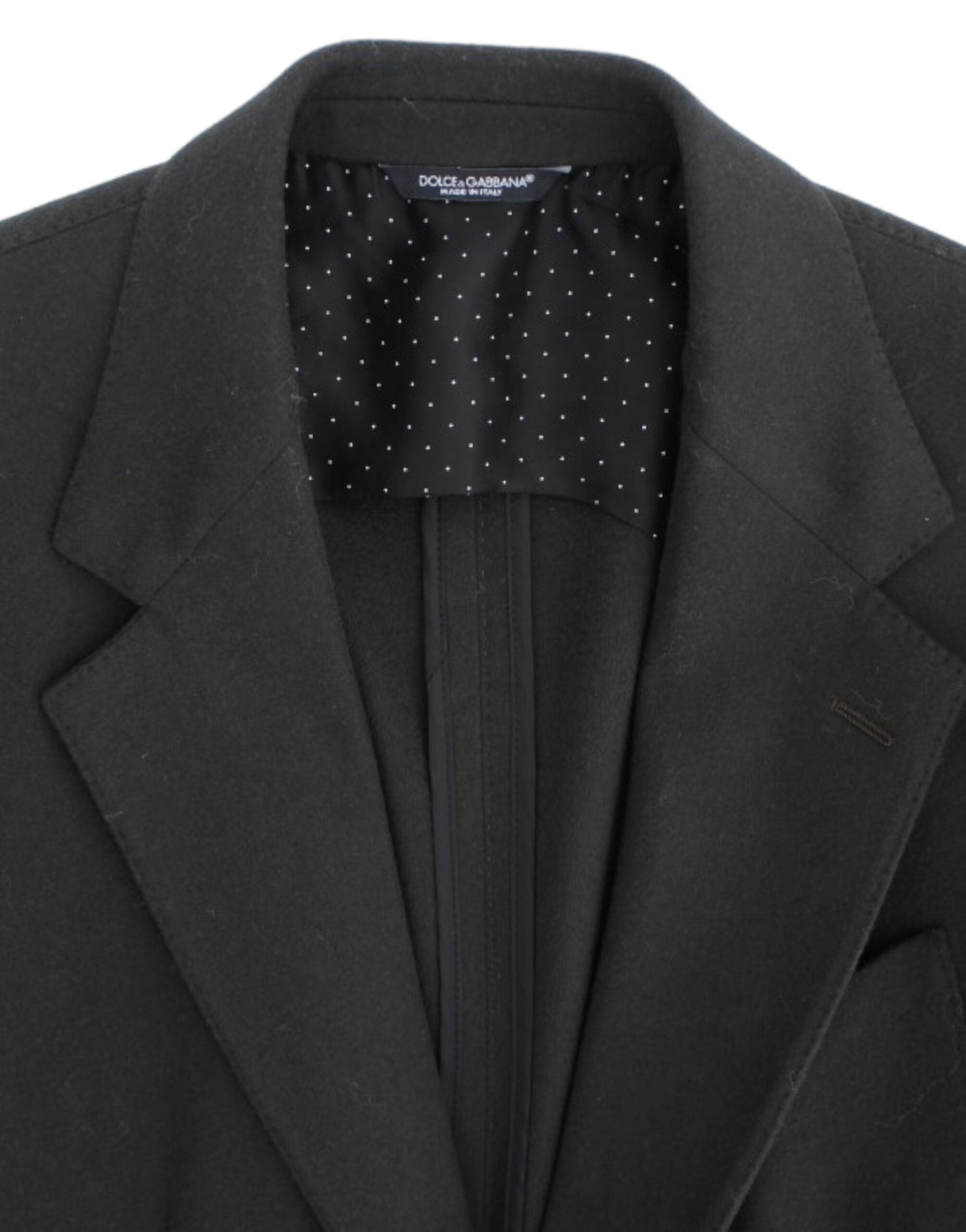 Dolce & Gabbana Green Cashmere Blazer with Two Buttons-8