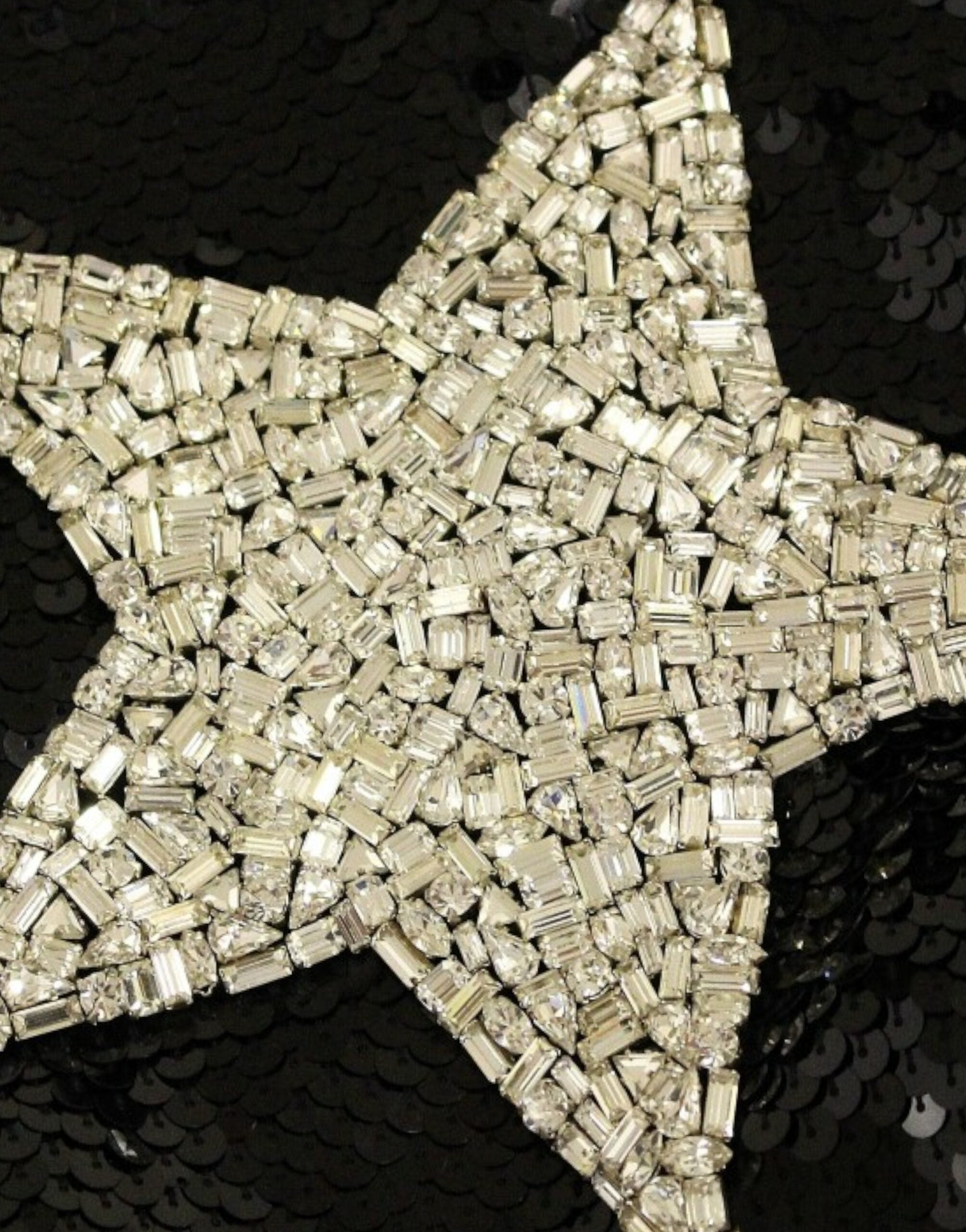Dolce & Gabbana Masterpiece Black Crystal Swarovski Stars Sheath Dress-6