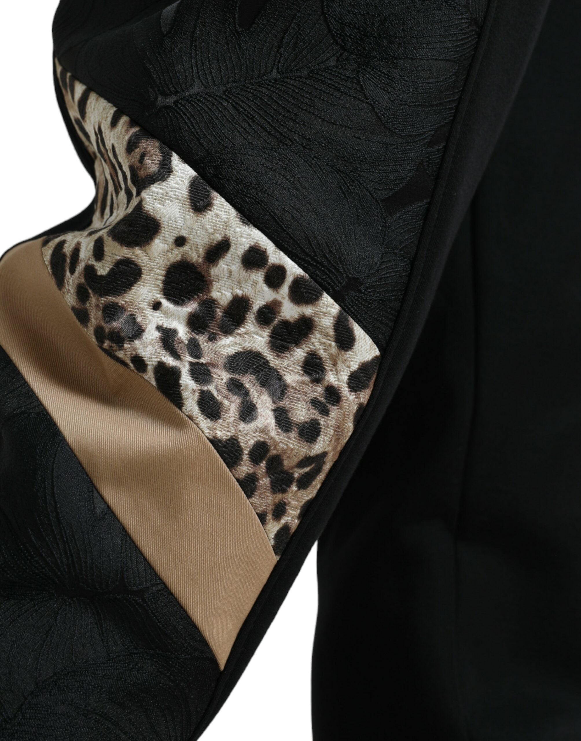 Dolce & Gabbana Black Cotton Slim Stretch Jogger Pants-4