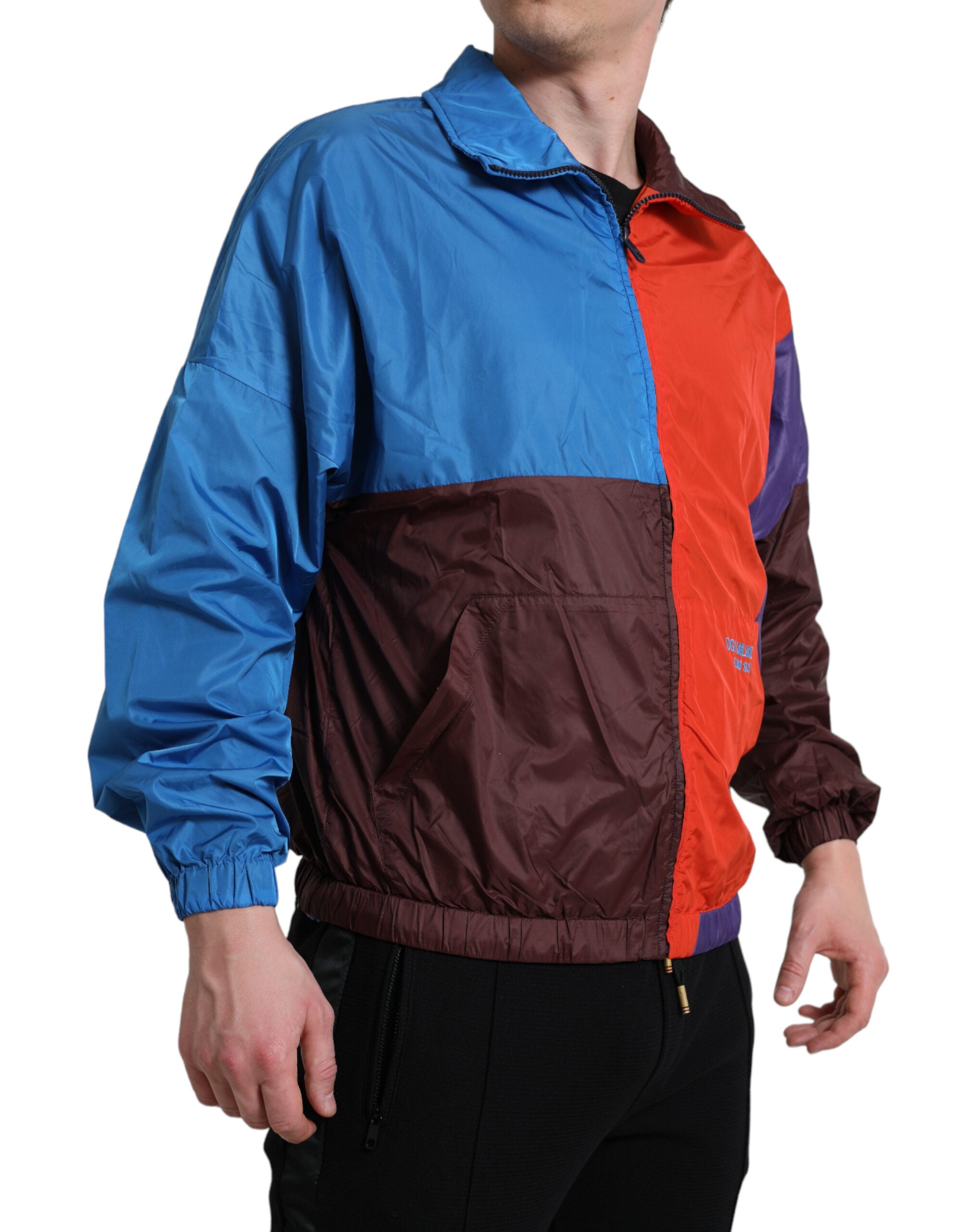 Dolce & Gabbana Multicolor Farbe Windbreaker Jacke-3