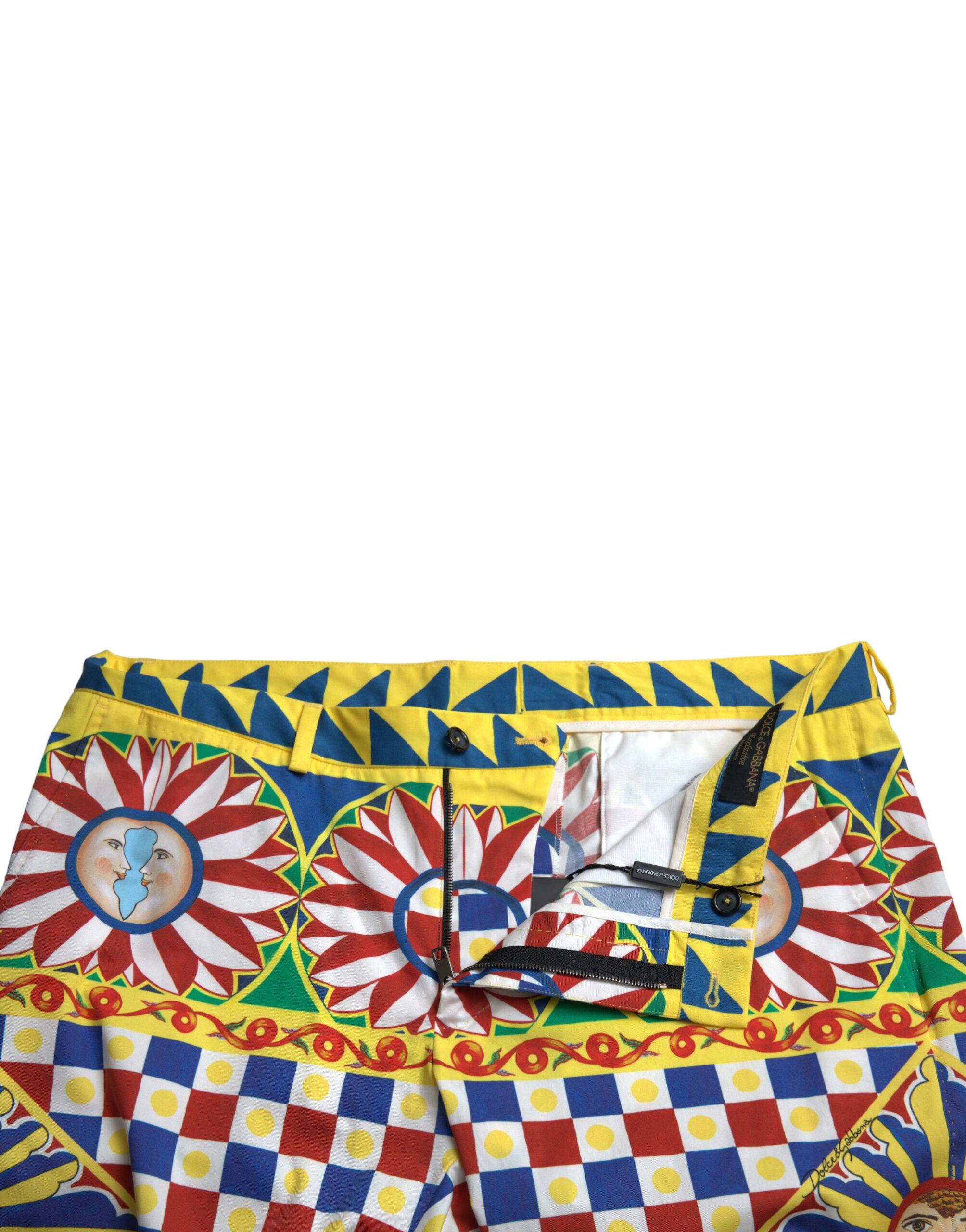 Bermudas de hombre Dolce & Gabbana con estampado Carretto multicolor-5