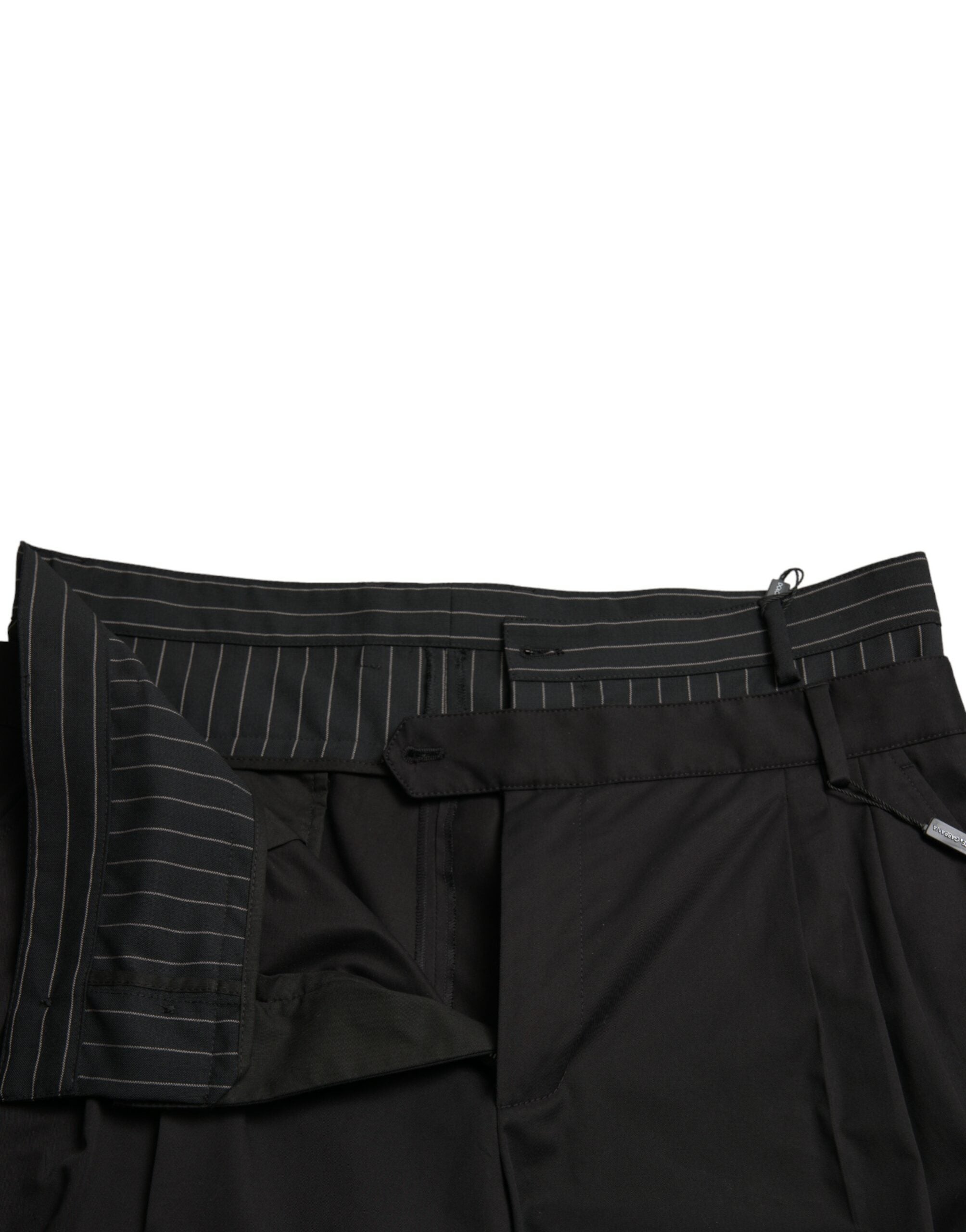 Bermudas cargo negras de Dolce & Gabbana en algodón elástico-5