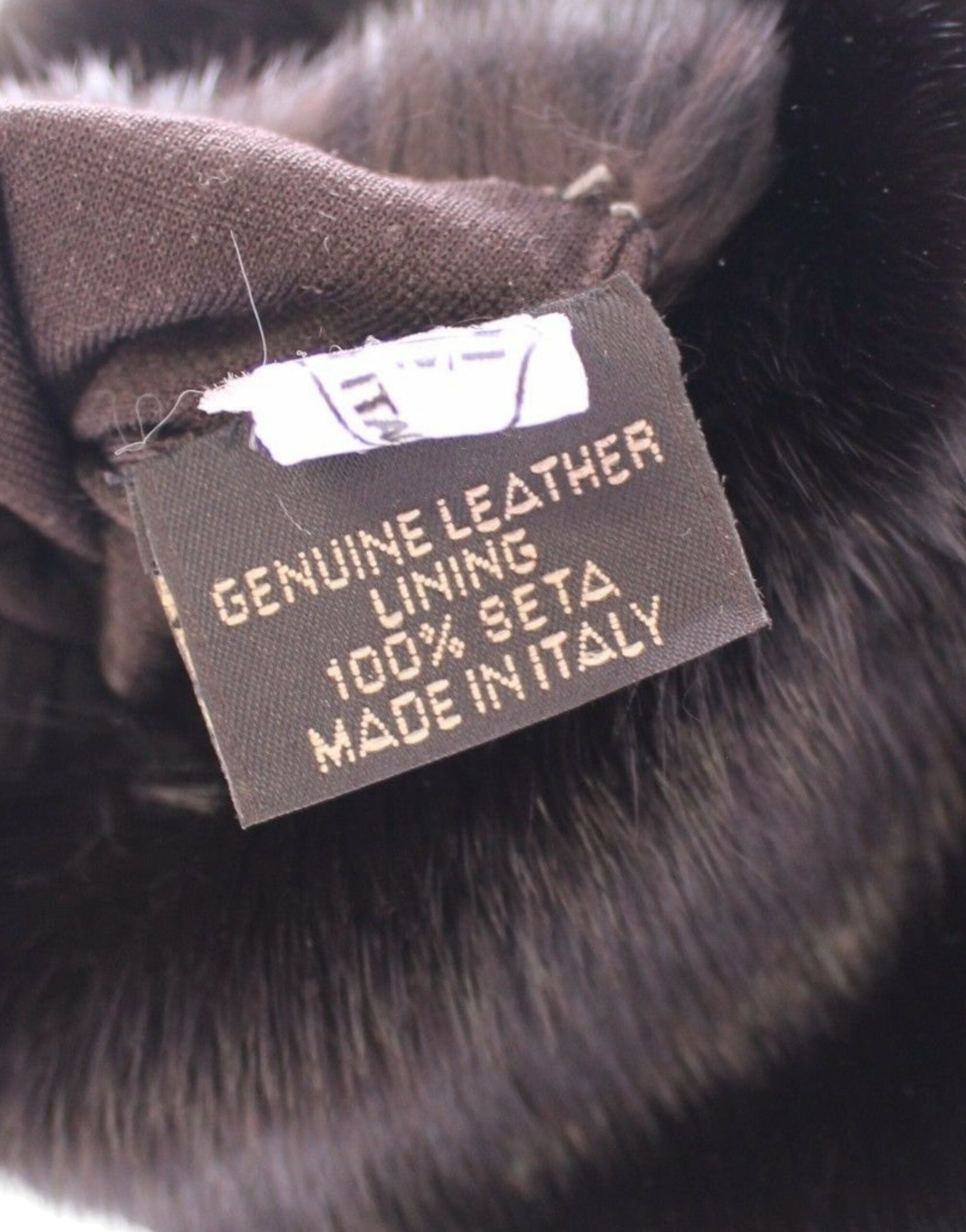 Dolce & Gabbana Purple Mink Fur Goatskin Suede Gloves-4