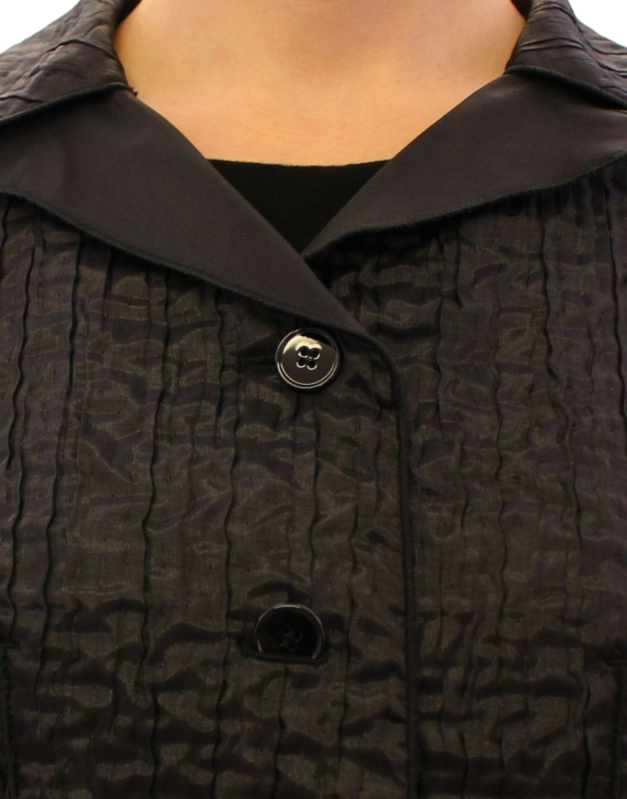 Dolce & Gabbana Black Short Bolero Shrug Jacket Coat-6