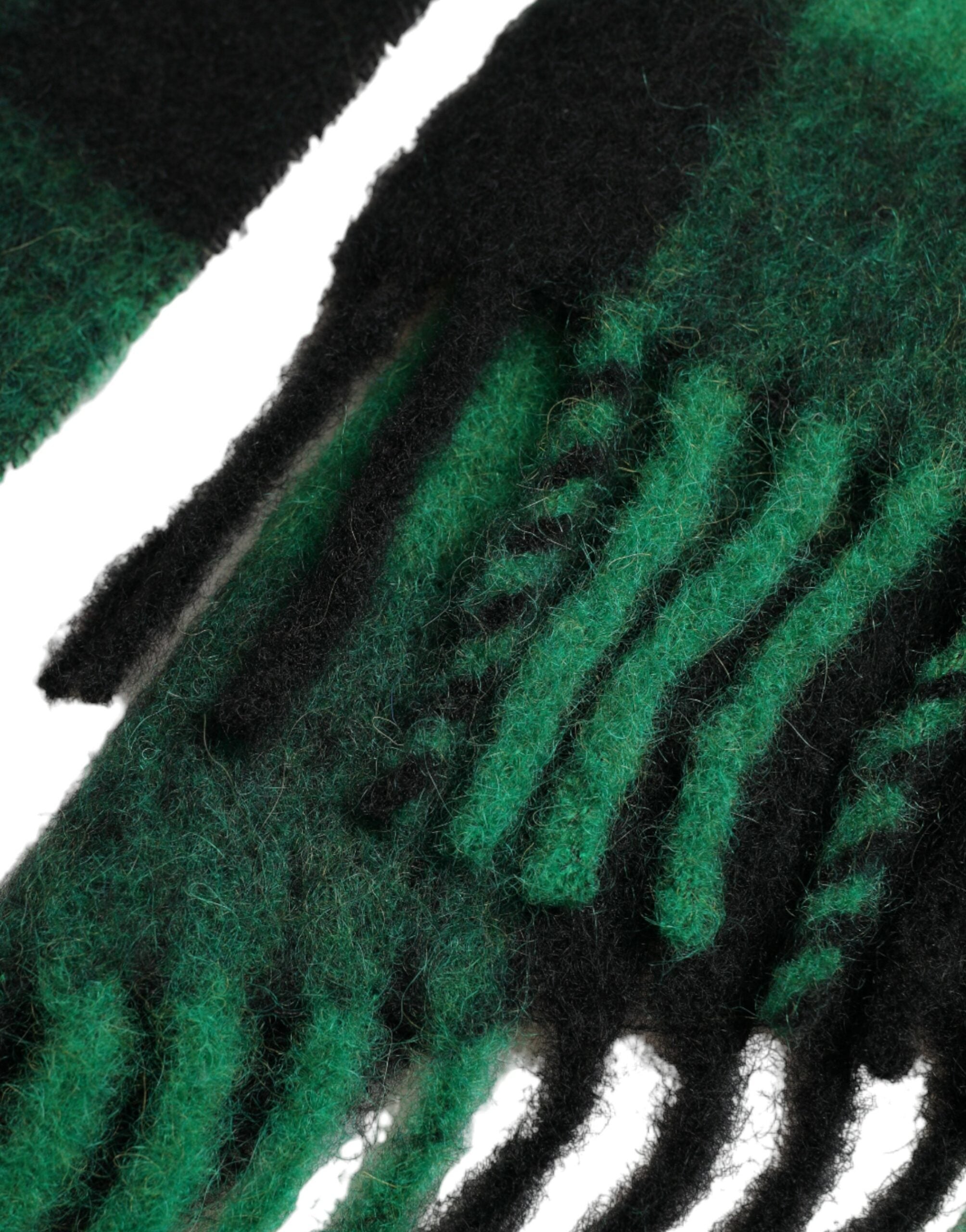 Dolce & Gabbana Black Green Buffalo Check Poncho Coat Jacket-6