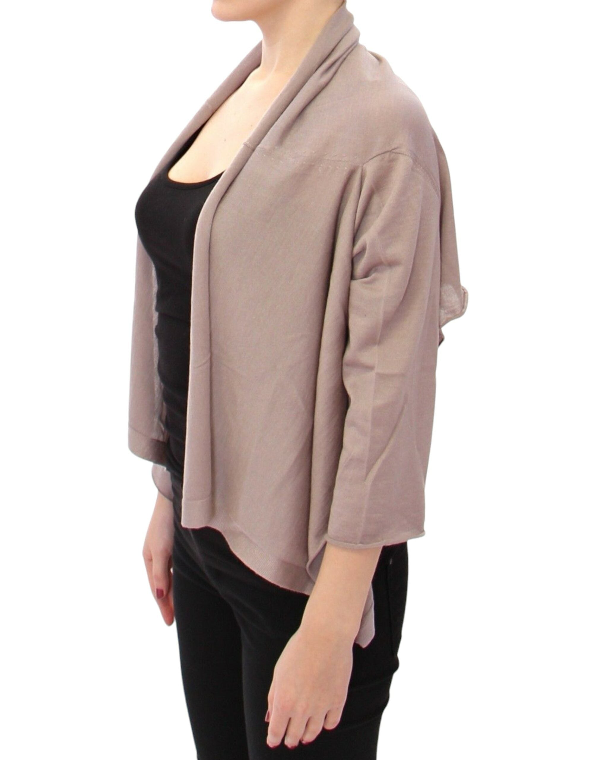 Dolce & Gabbana Shrug Bolero Silk-Cashmere Knit Sweater-3
