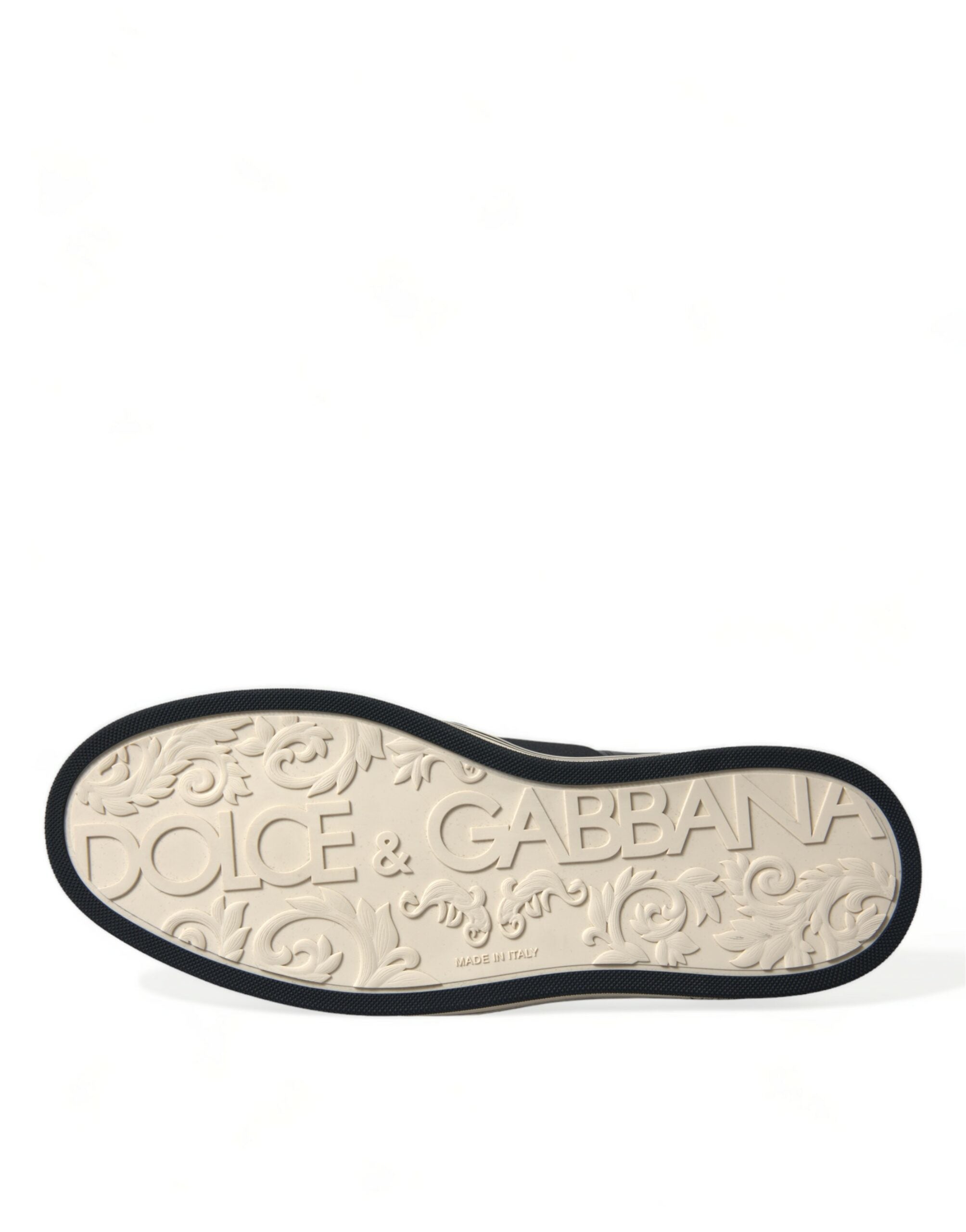 Dolce & Gabbana Schwarz Kroko Exotische Leder Turnschuhe Schuhe-7