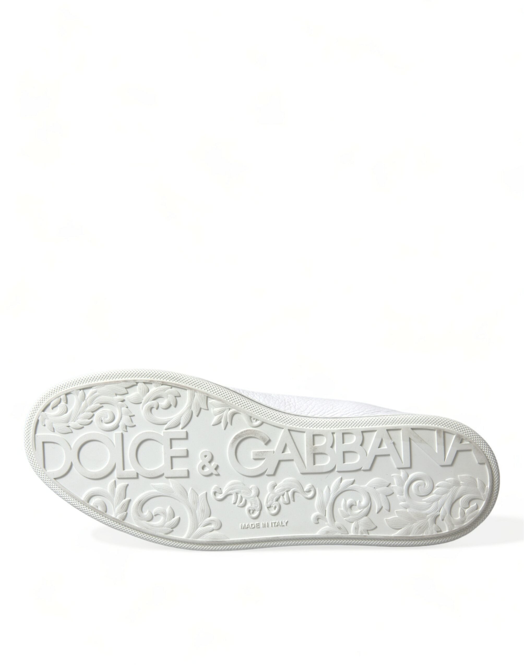 Dolce & Gabbana White Saint Tropez High Top Men's Sneakers Shoes-6