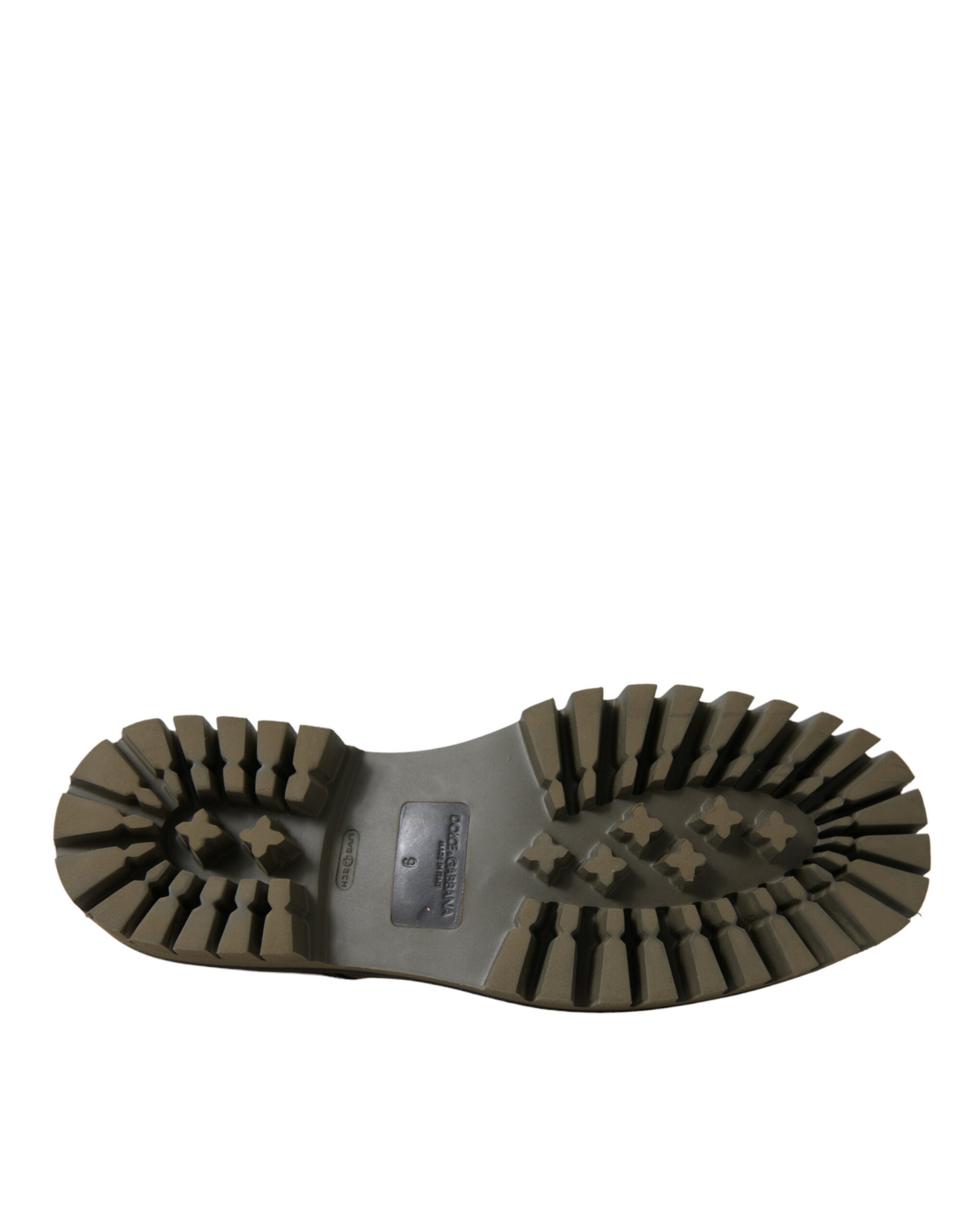 Zapatos de vestir Derby con cordones de cuero negro de Dolce & Gabbana para hombre-6
