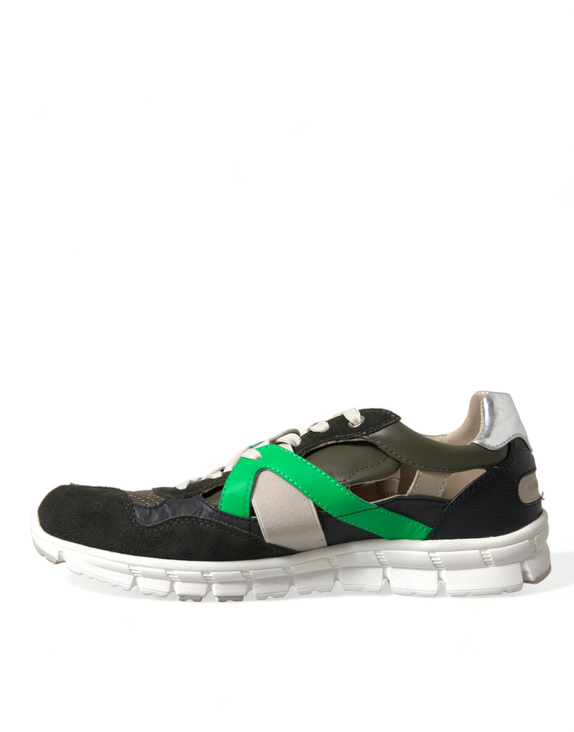Zapatillas bajas de ante y cuero multicolor de Dolce & Gabbana-5