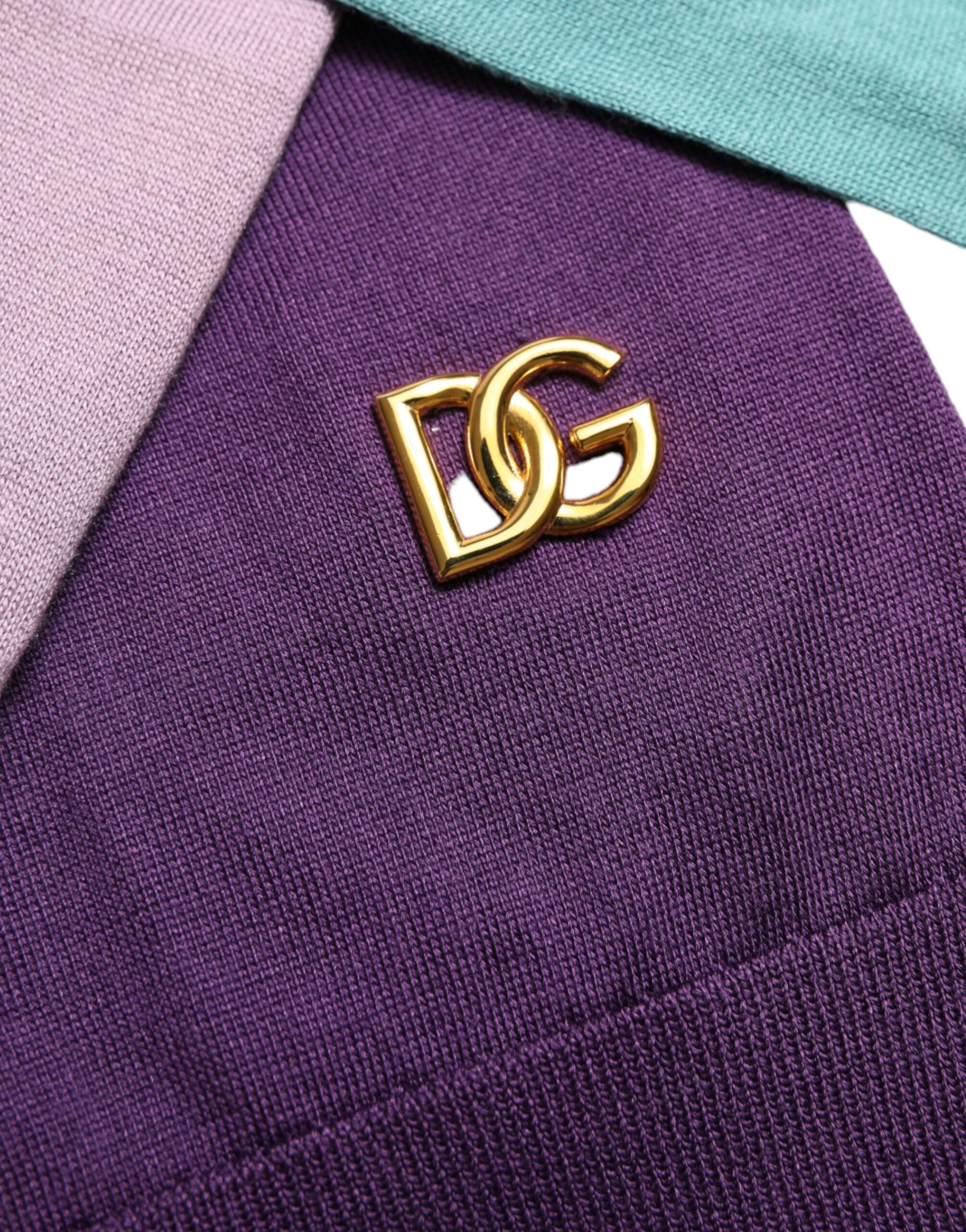 Dolce & Gabbana Multicolor Pullover with Bow Fastening-7