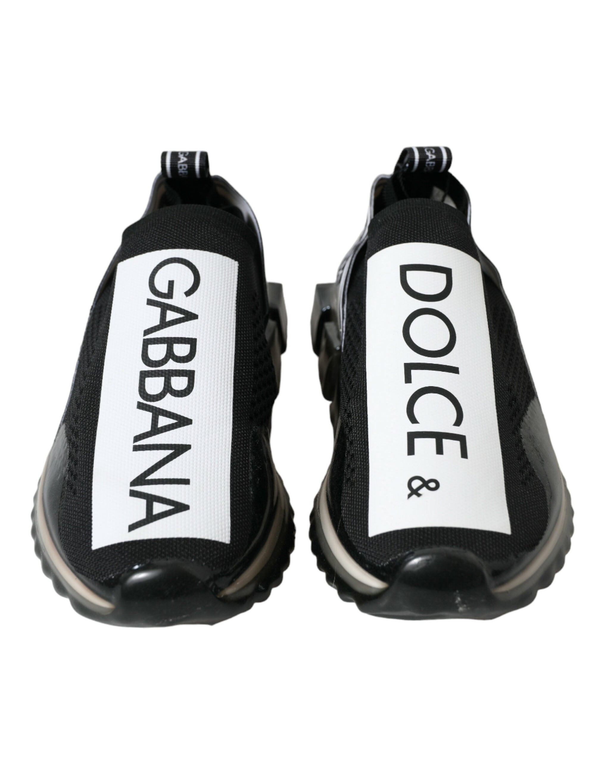 Zapatillas sin cordones blancas y negras Dolce & Gabbana Sorrento Shoes-2
