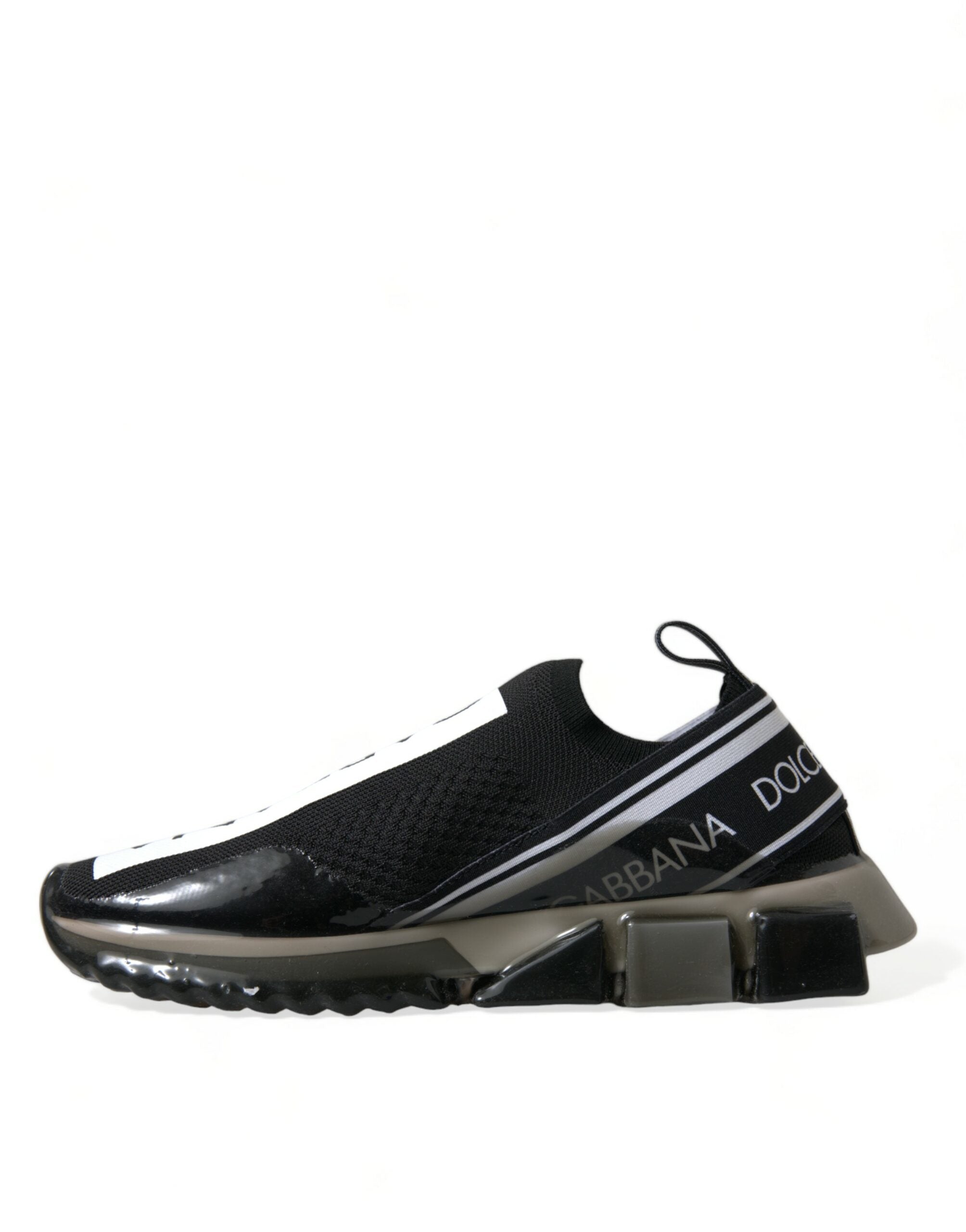 Zapatillas sin cordones blancas y negras Dolce & Gabbana Sorrento Shoes-5