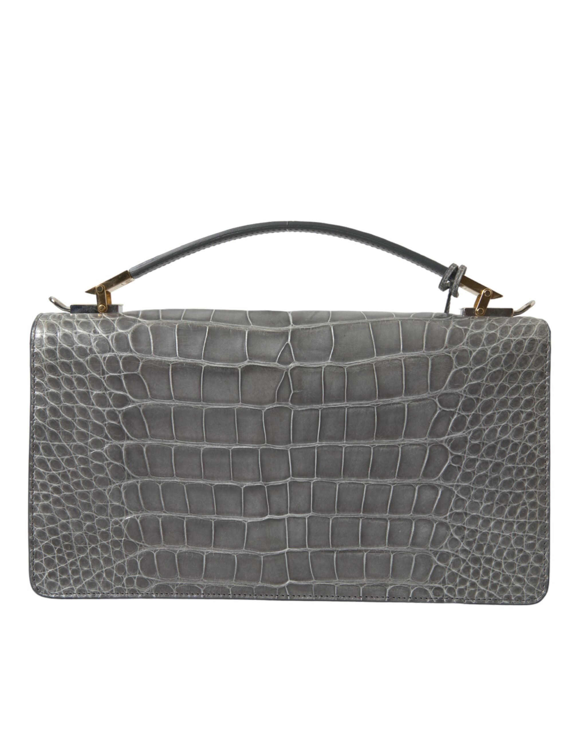 Balenciaga Grey Exotic Leather Handbag Medium Shoulder-3