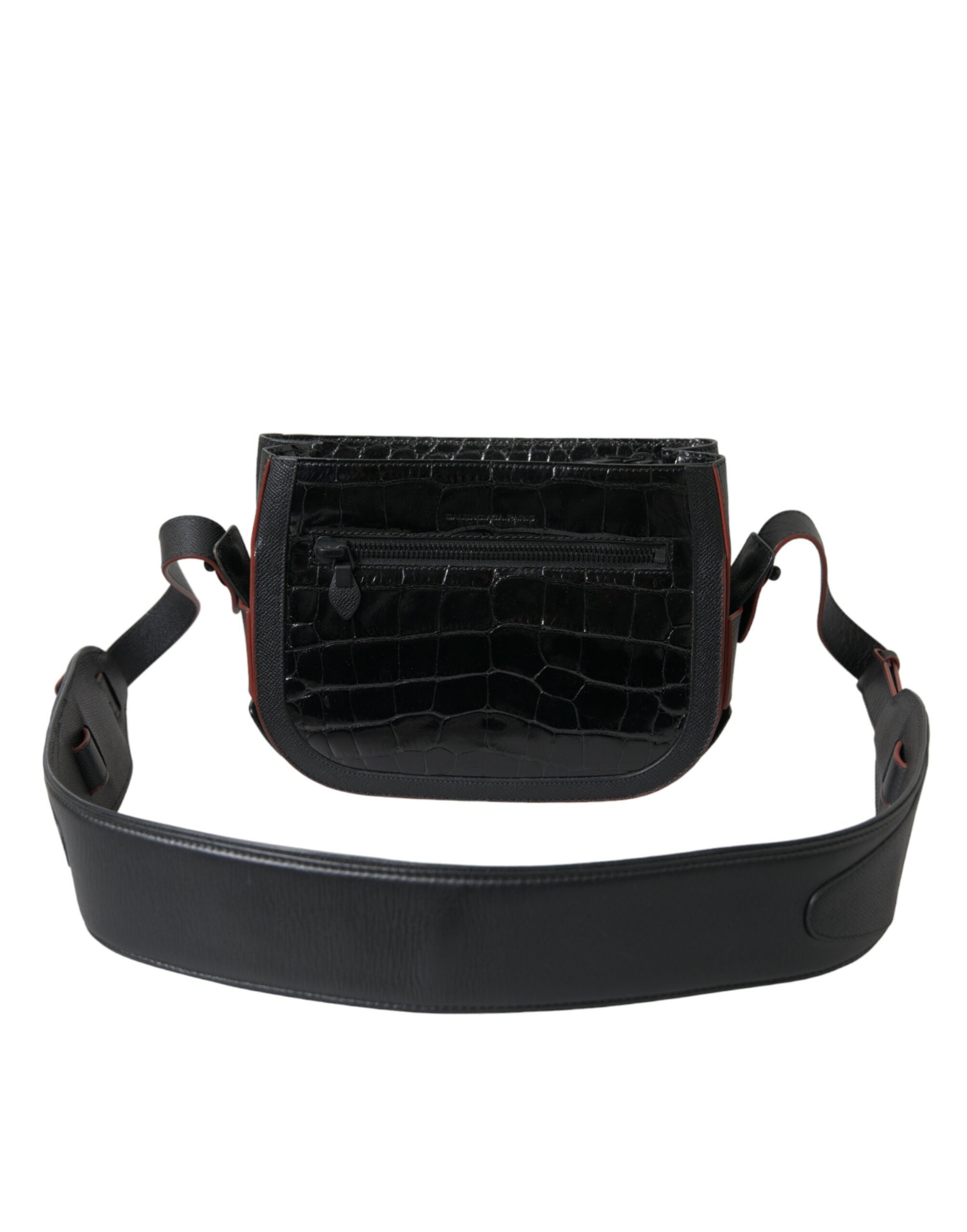 Balenciaga Black Exotic Leather Shoulder Crossbody Camera Bag-2