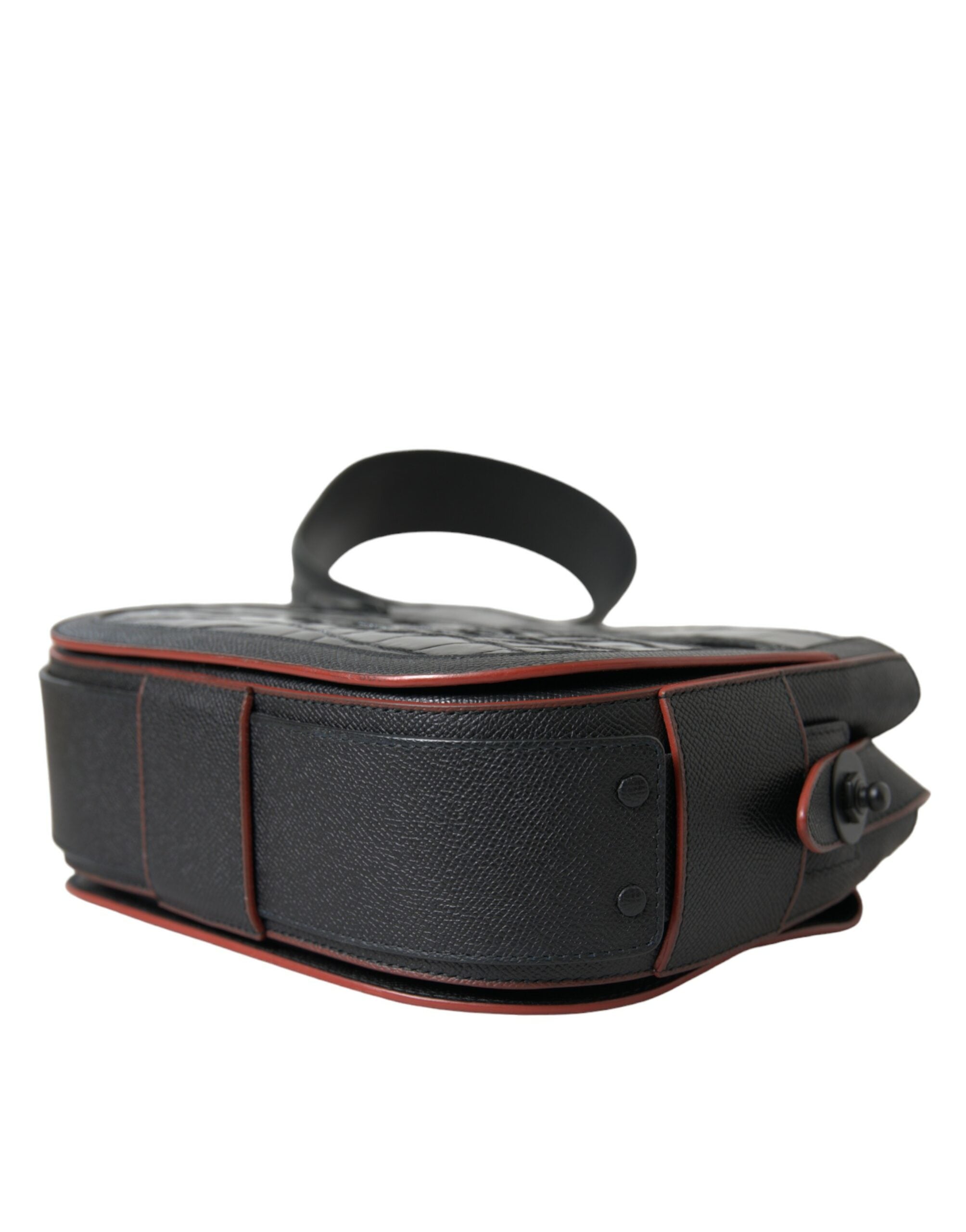 Balenciaga Black Exotic Leather Shoulder Crossbody Camera Bag-5