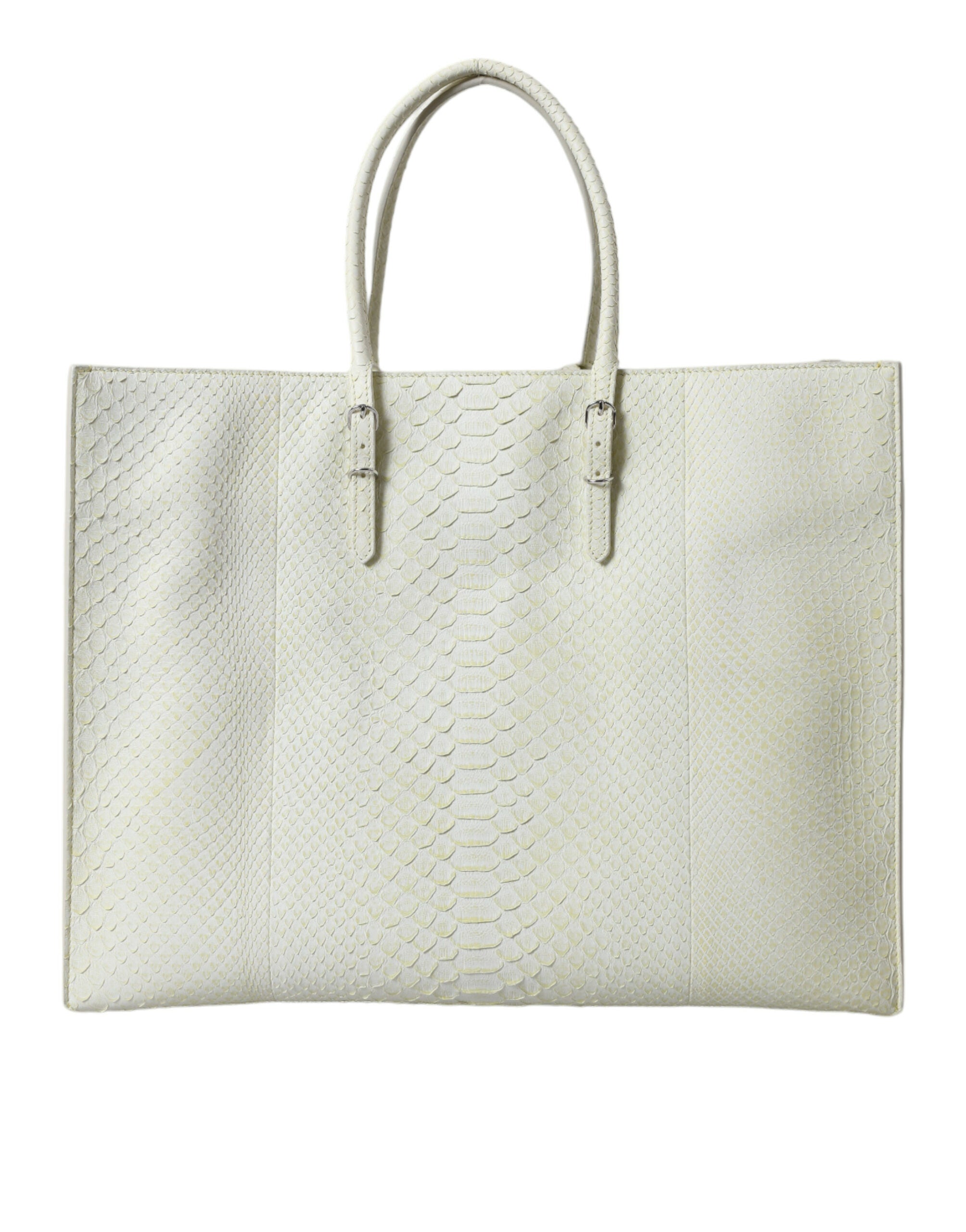 Balenciaga White Yellow Exotic Leather Shopping Bag PAPER Bag-2