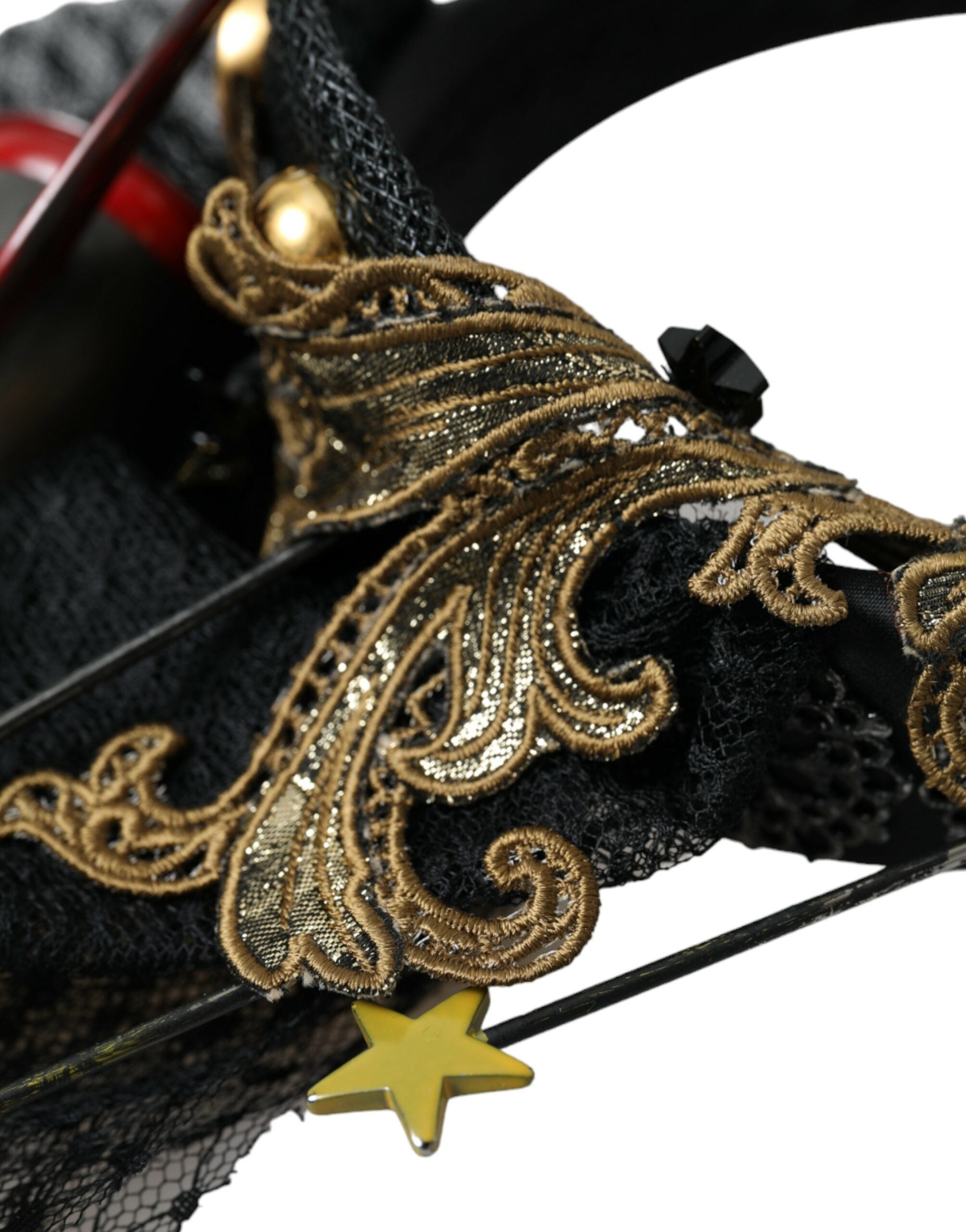 Dolce & Gabbana Multicolor Missile Rocket Crystal Stars Headband Tiara-4